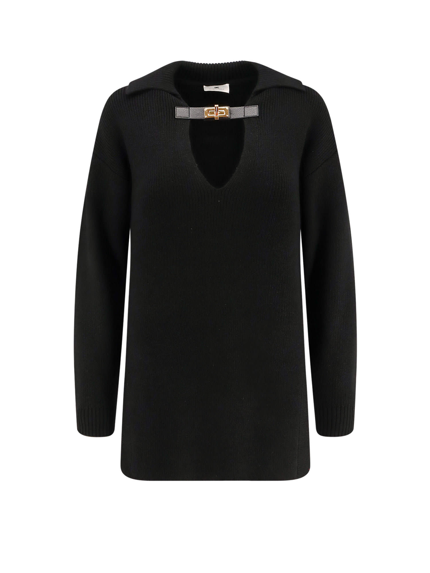 Ribbed Wool Blend Sweater
