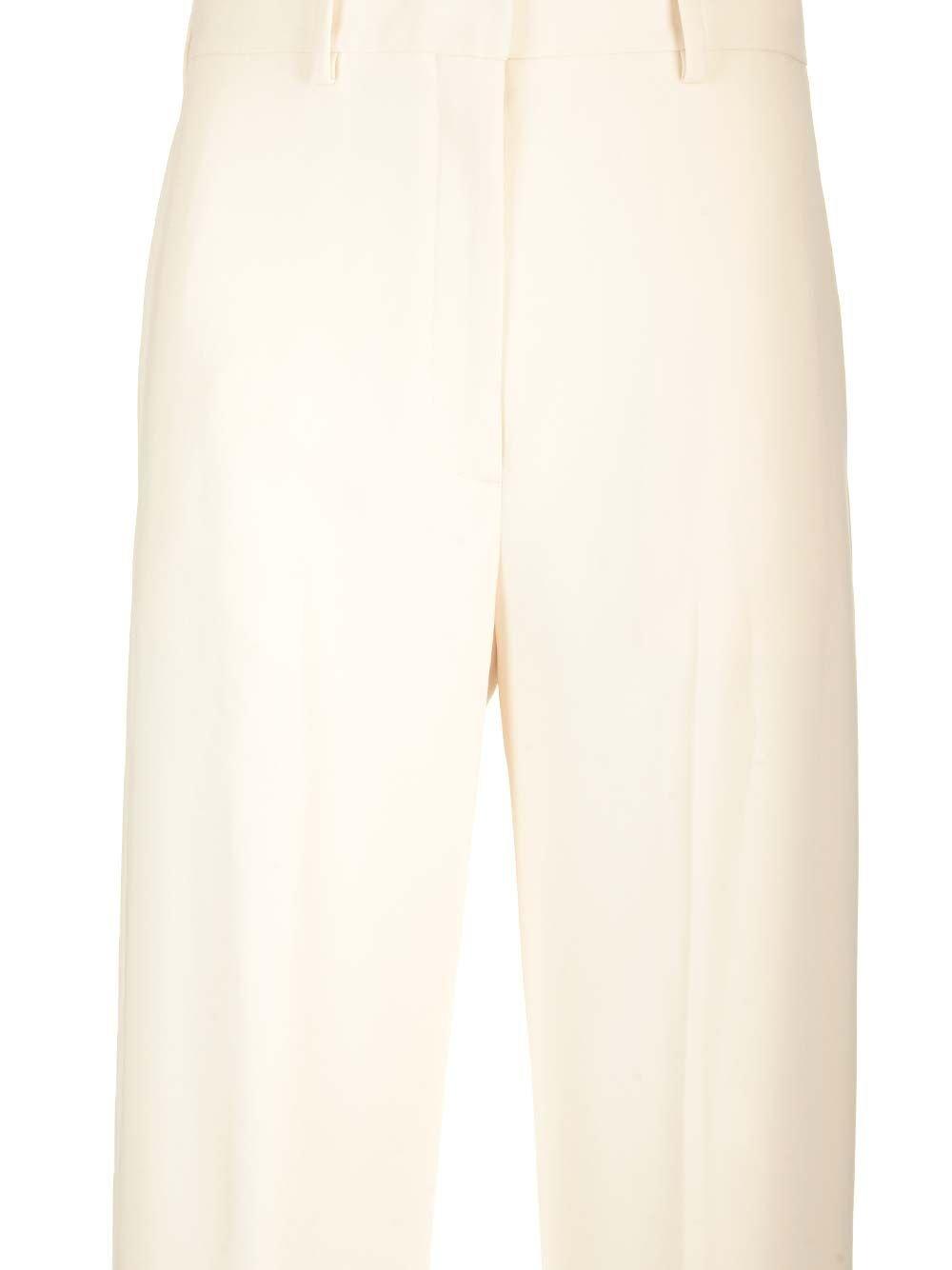 Theory Admiral Straight Trousers In Neutrals