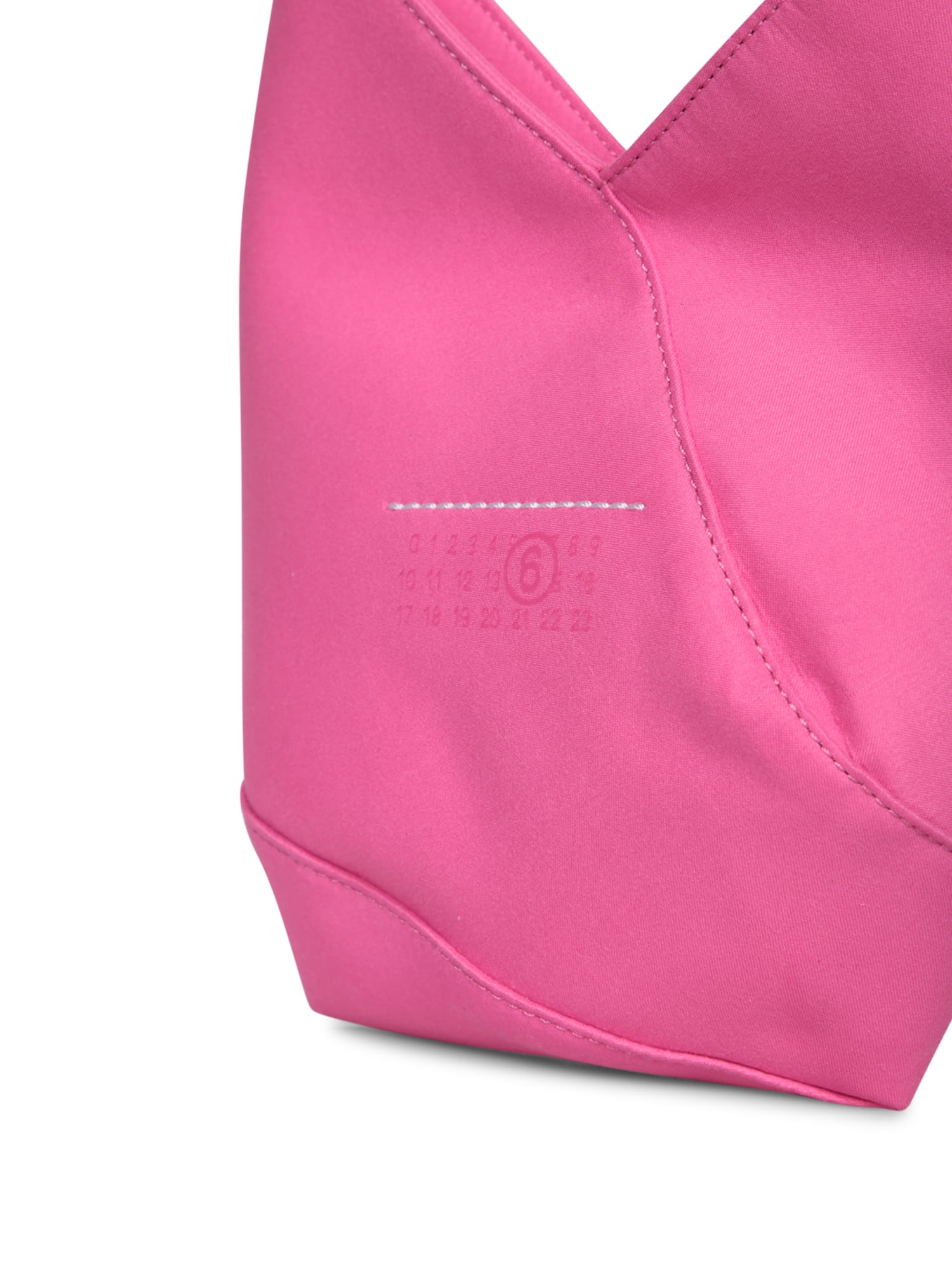 Shop Mm6 Maison Margiela Pink Satin Egg Bag