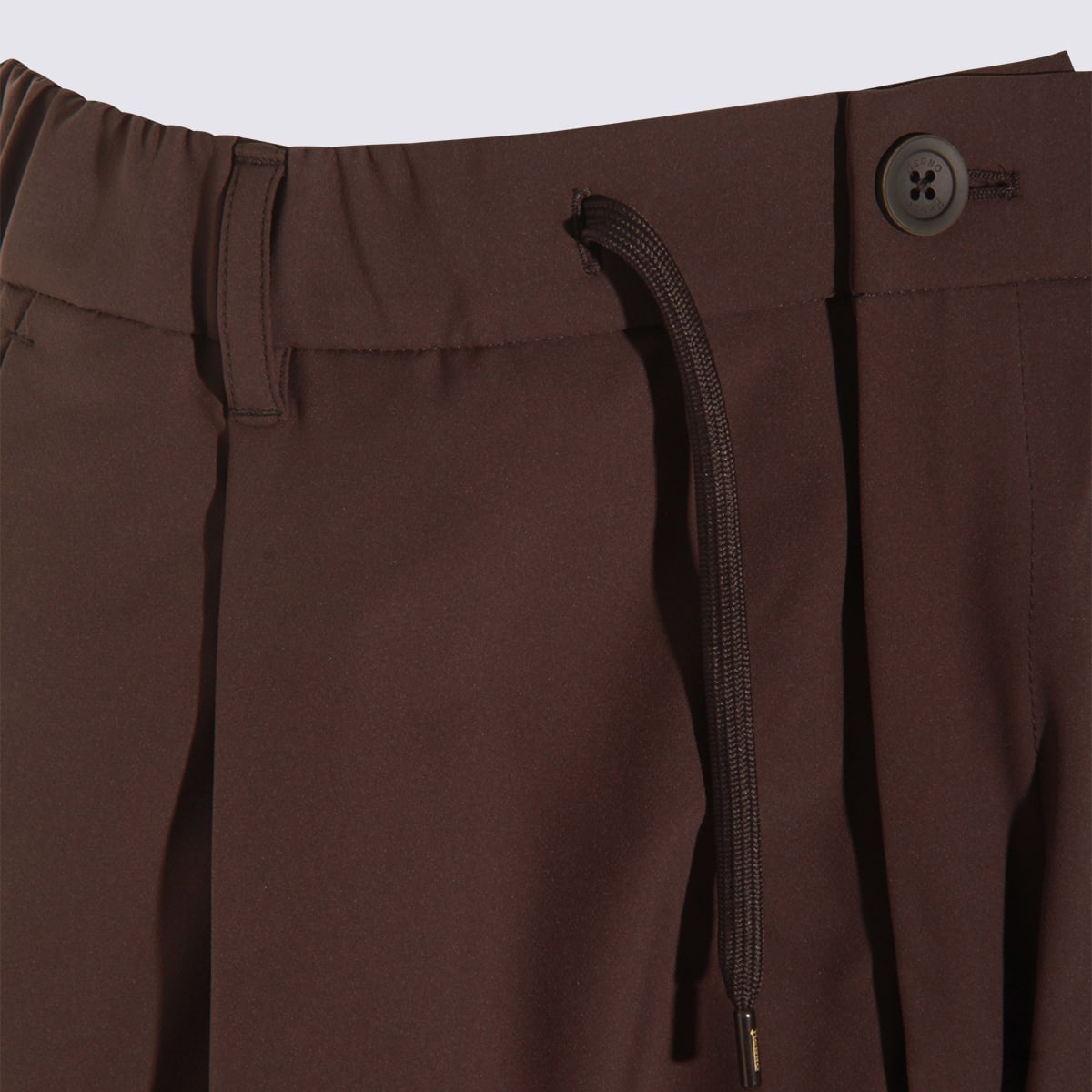 Herno Trousers Blacks And Greys In Brown
