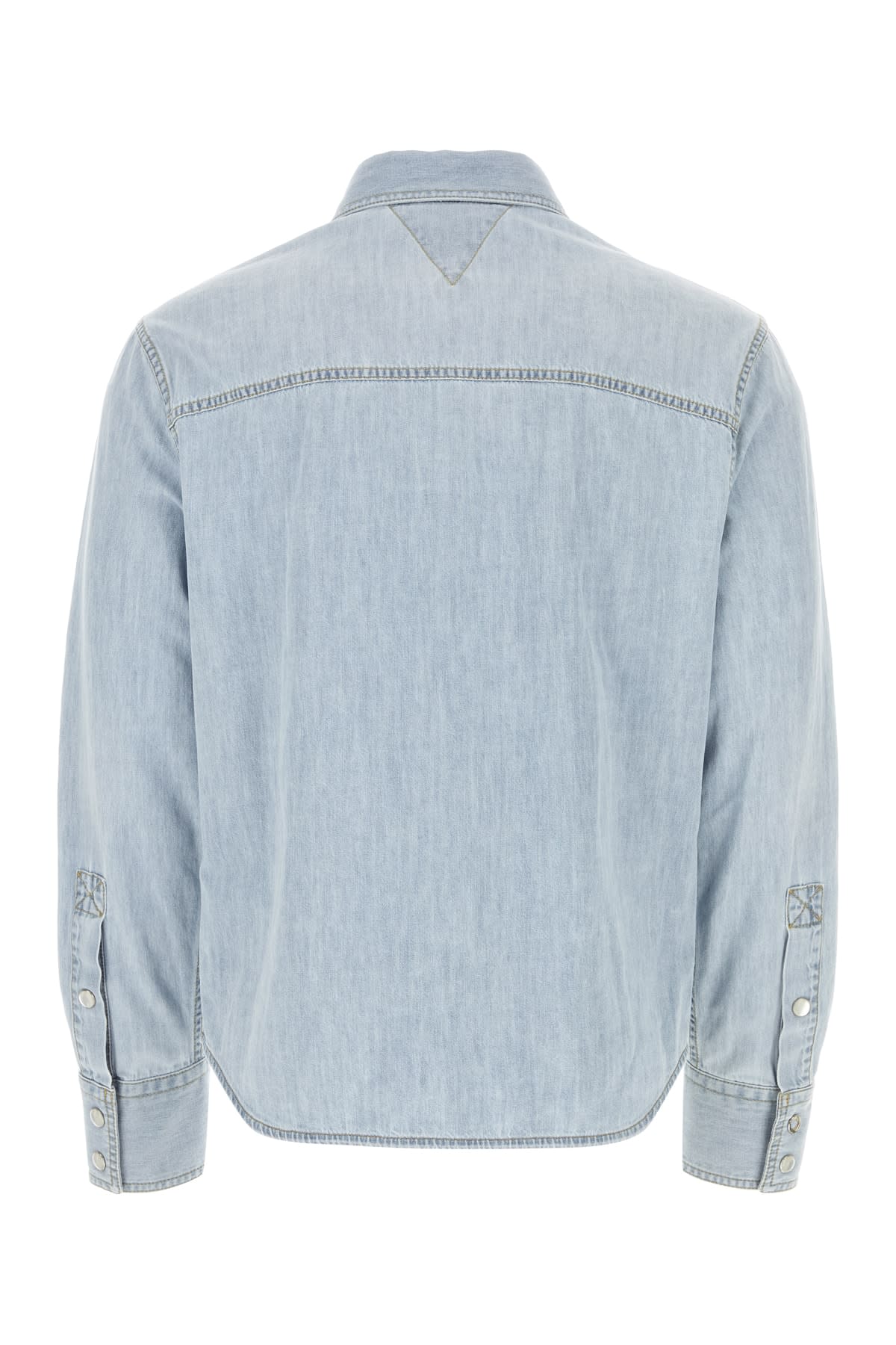 Shop Bottega Veneta Camicia In Lightdenim