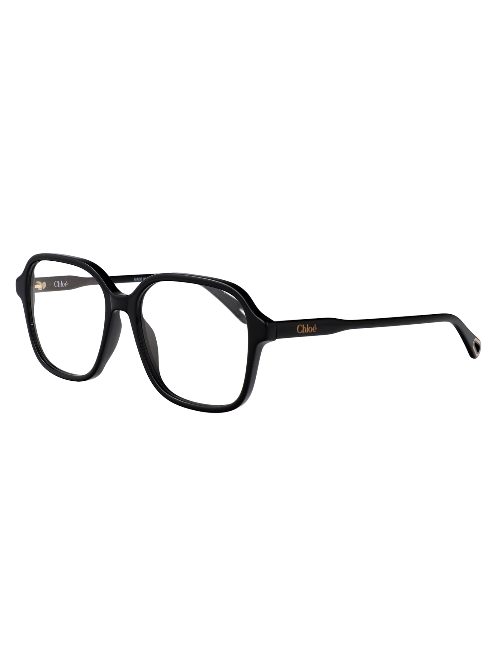 Chloé Ch0313o Glasses In Black-black-transparent