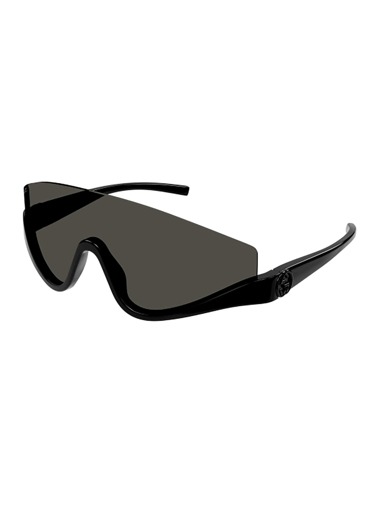 Shop Gucci Gg1650s Sunglasses In Black Black Grey