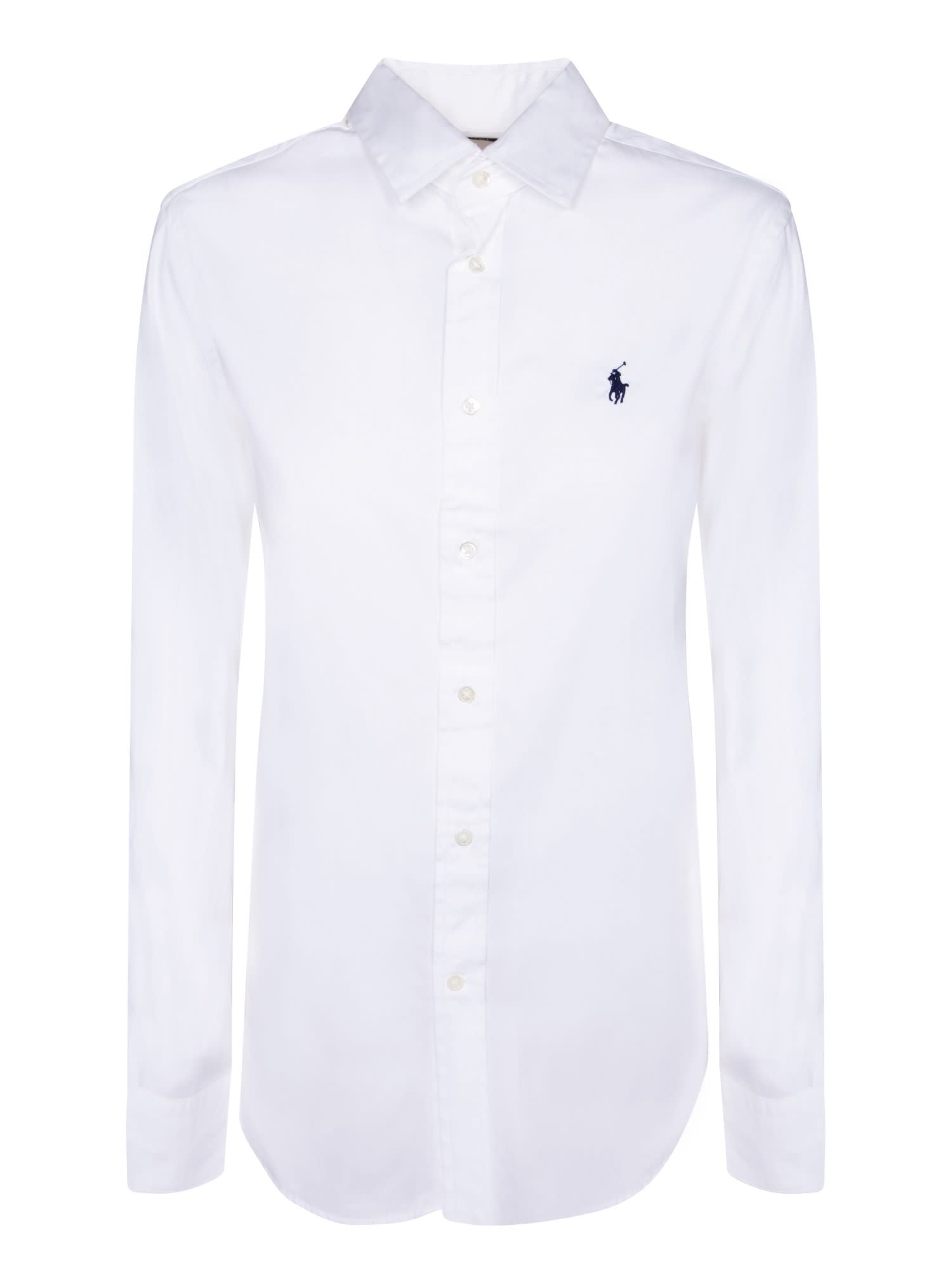 White Poplin Shirt Polo Ralph Lauren