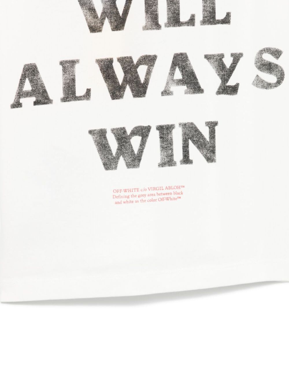 Off-white Youth White T-shirt With Maxi Print On The Back In Cotton Boy In White