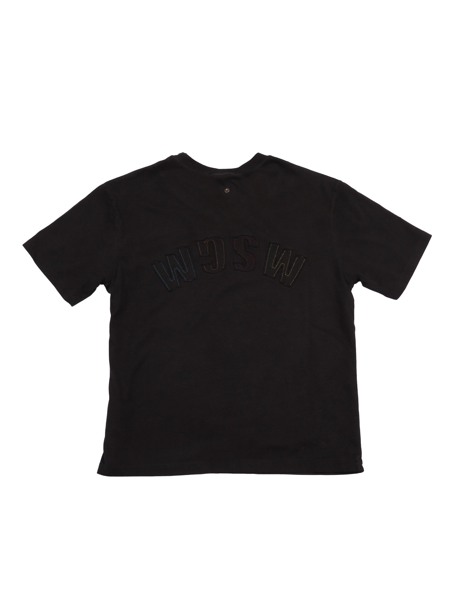 Msgm Cotton T-shirt In Black