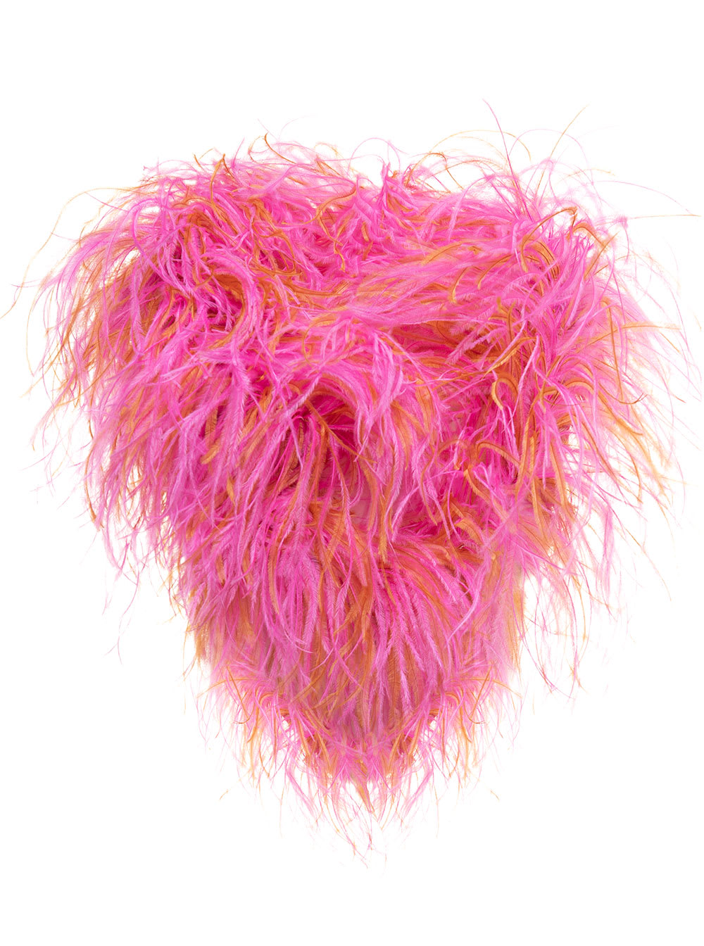 Multicolor Boa In Ostrich Feathers Stephan Janson Woman