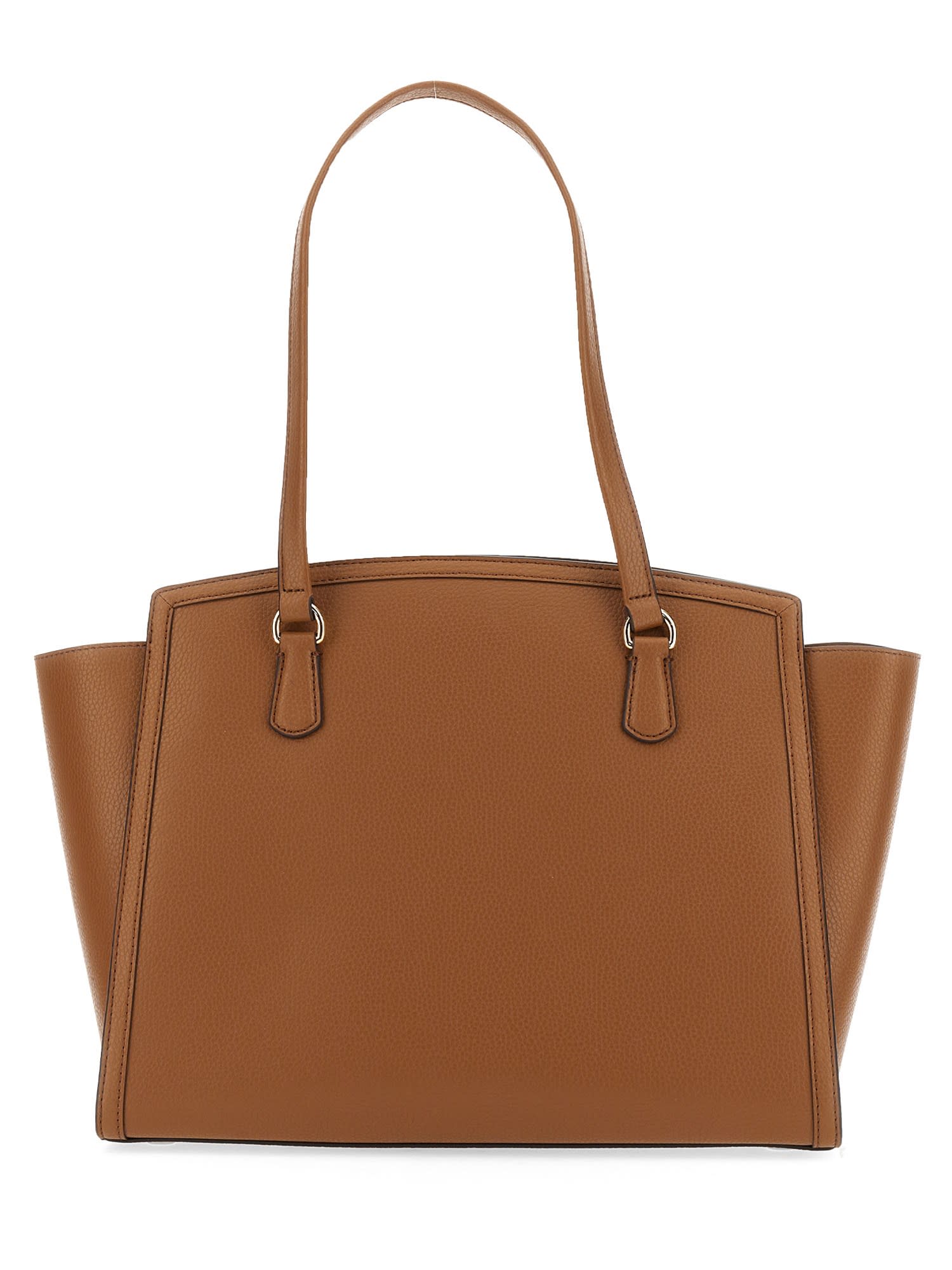 Shop Michael Michael Kors Chantal Tote Bag In Luggage