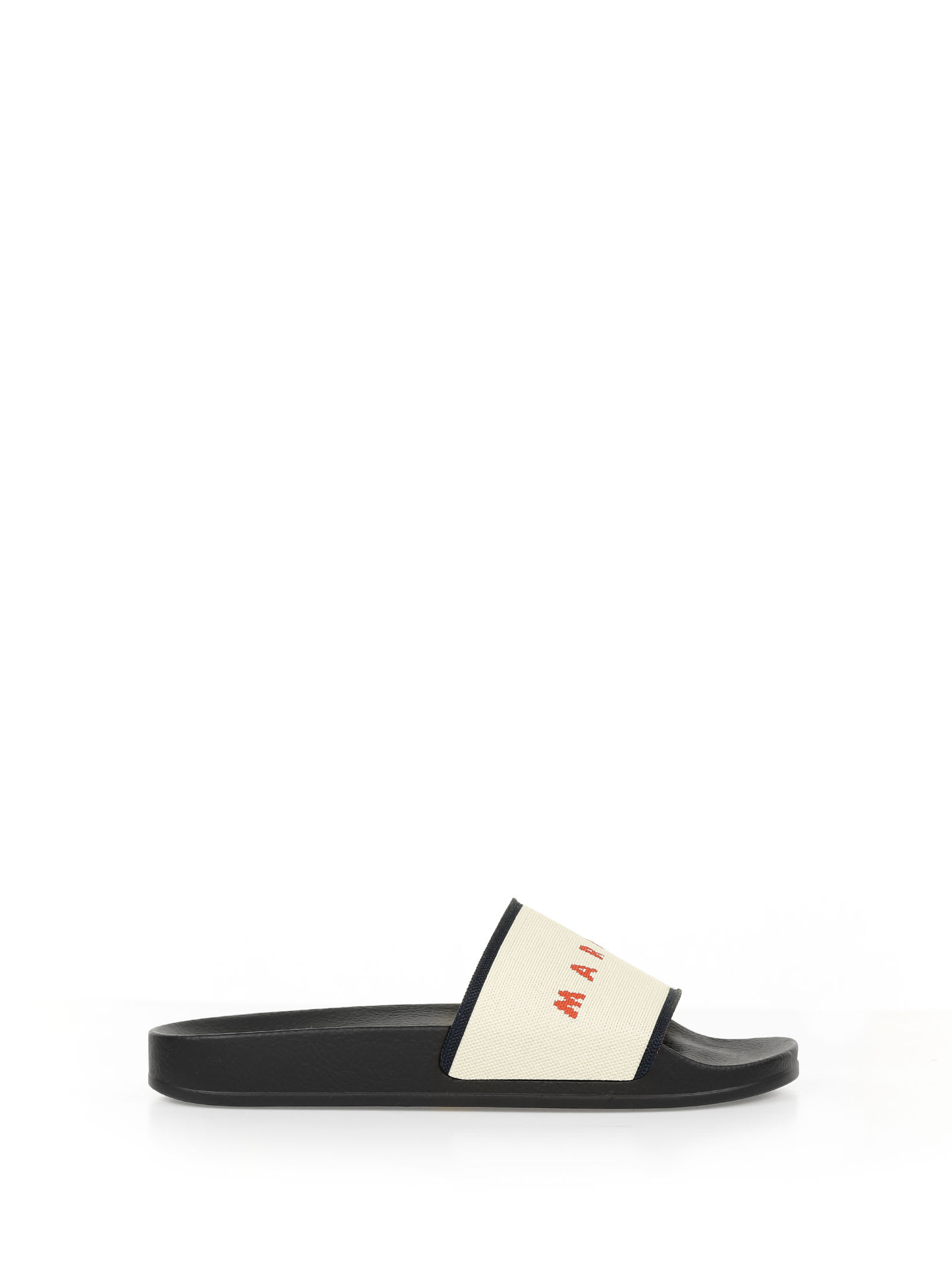 Marni Slides With Contrast Logo
