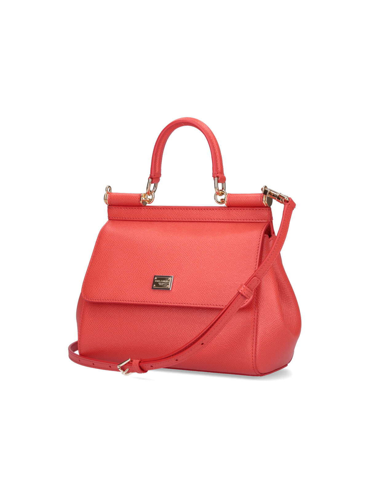 Shop Dolce & Gabbana Medium Handbag Sicily In Red