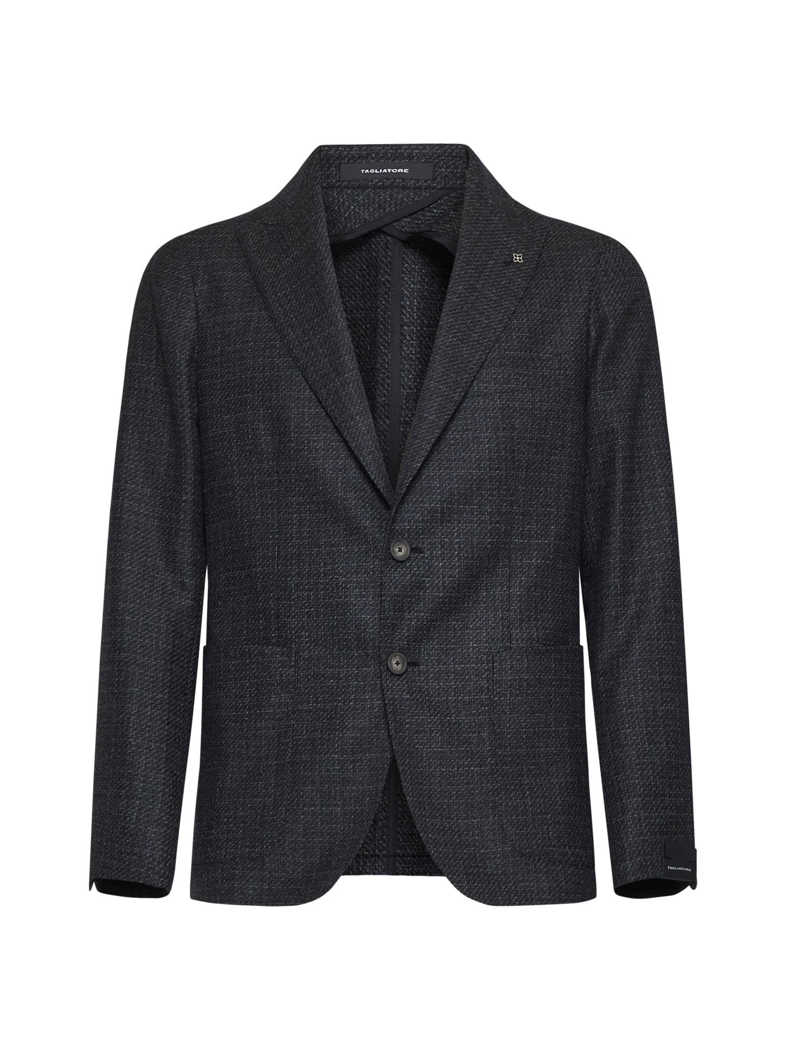 Shop Tagliatore Blazer In Black