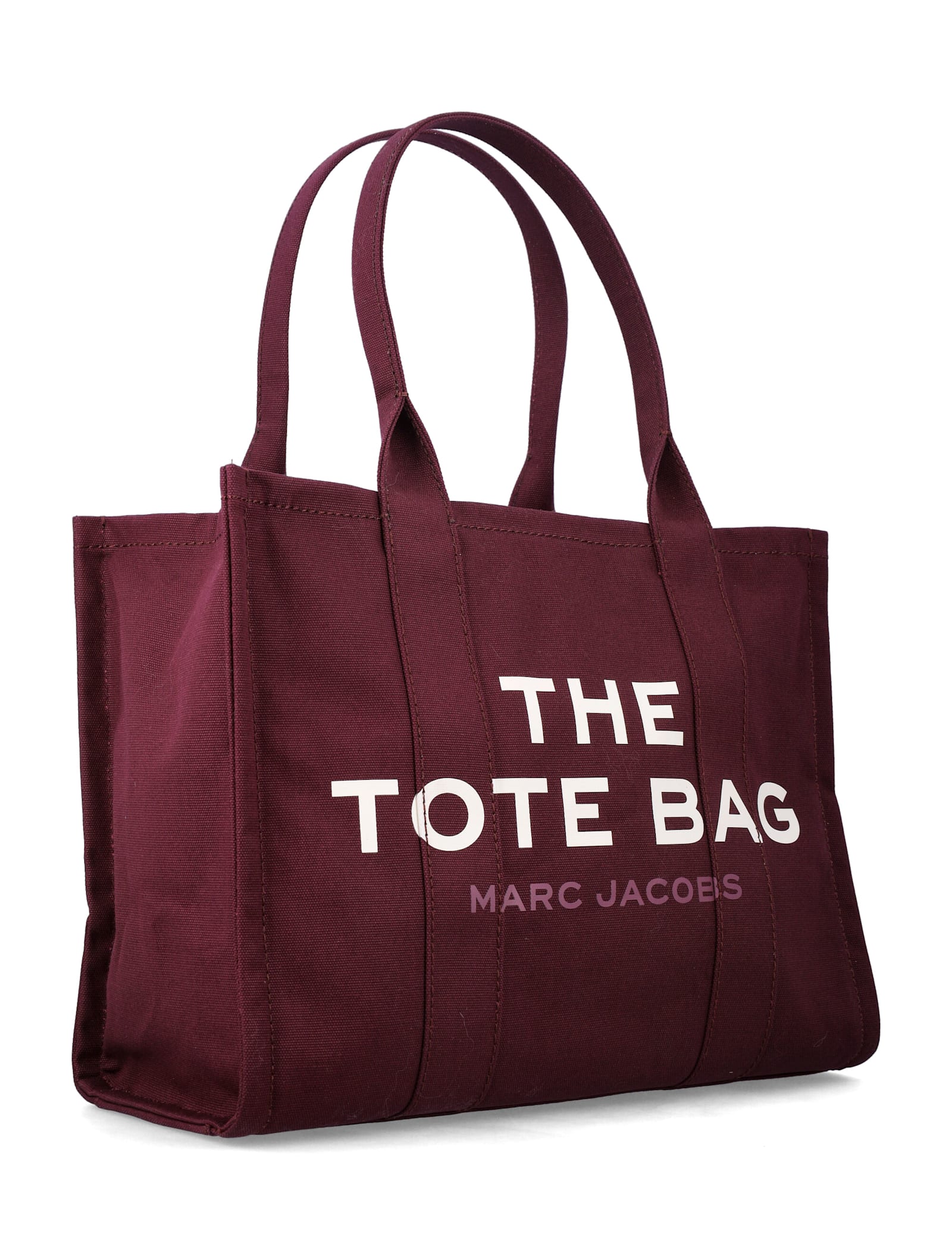 Marc Jacobs The Large Canvas Tote Bag In Purple