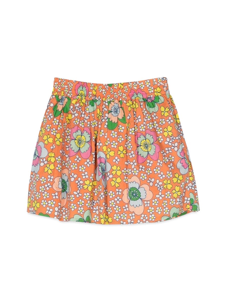 Stella Mccartney Floral-print Cotton Shorts In Multicolour