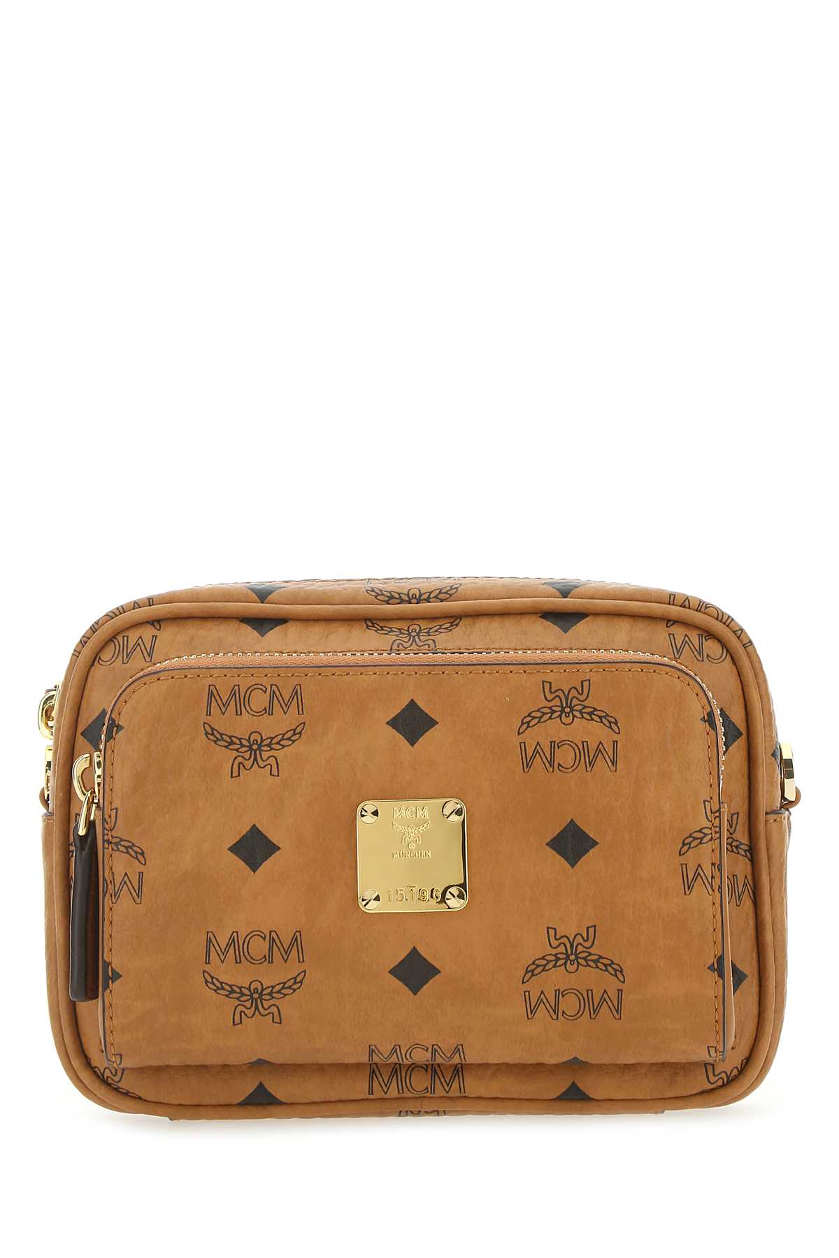 Shop Mcm Printed Fabric Small Klassik Crossbody Bag In Co