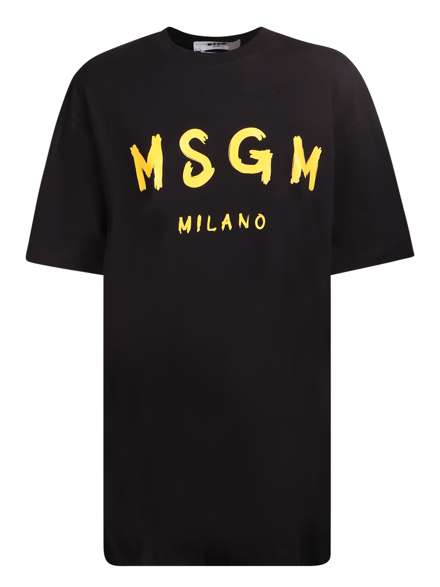 MSGM Logo-print Oversized T-shirt Dress