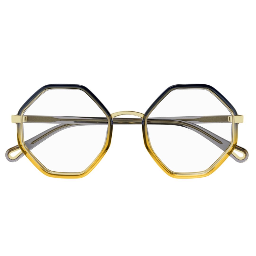 Chloé Oversized Geometric-frame Glasses In Multi