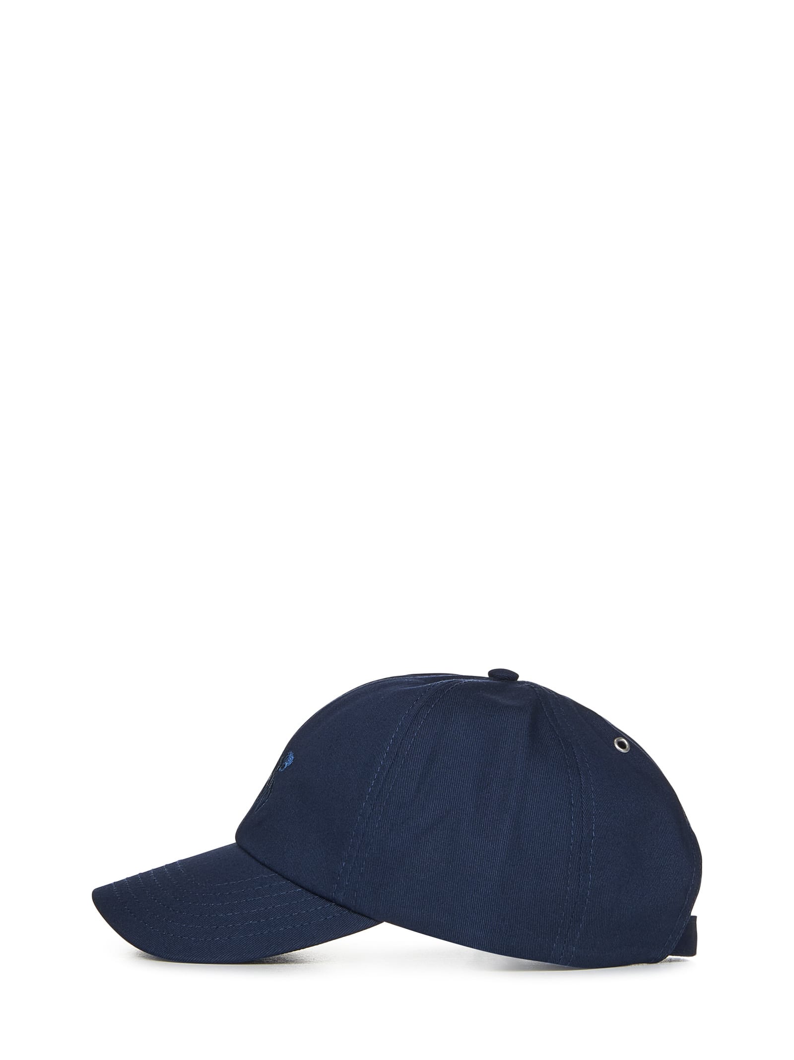 Shop Vilebrequin Hat In Blu Marino