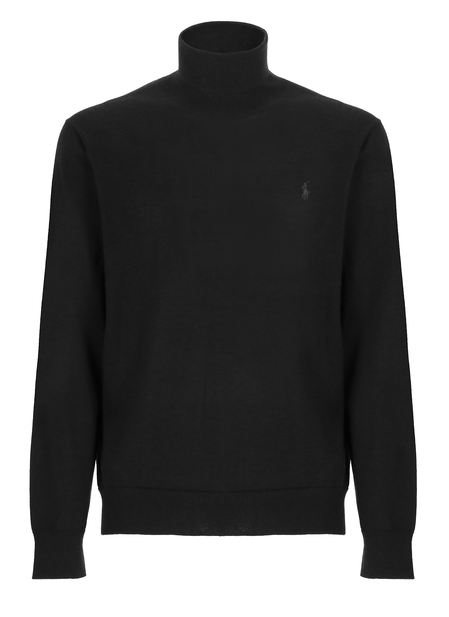 Ralph Lauren Sweater With Pony Logo In Black