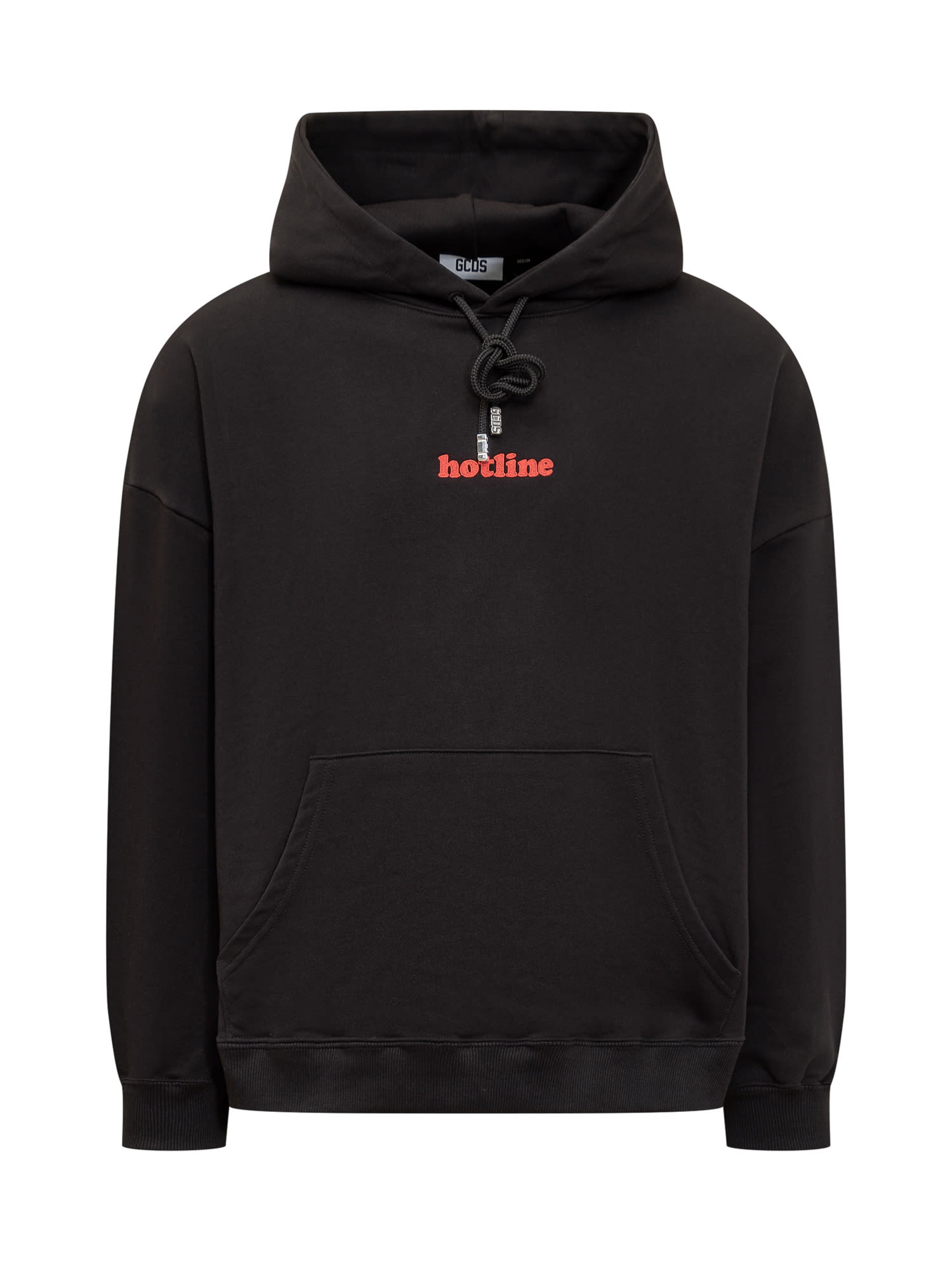 Shop Gcds Hotline Hoodie In Black