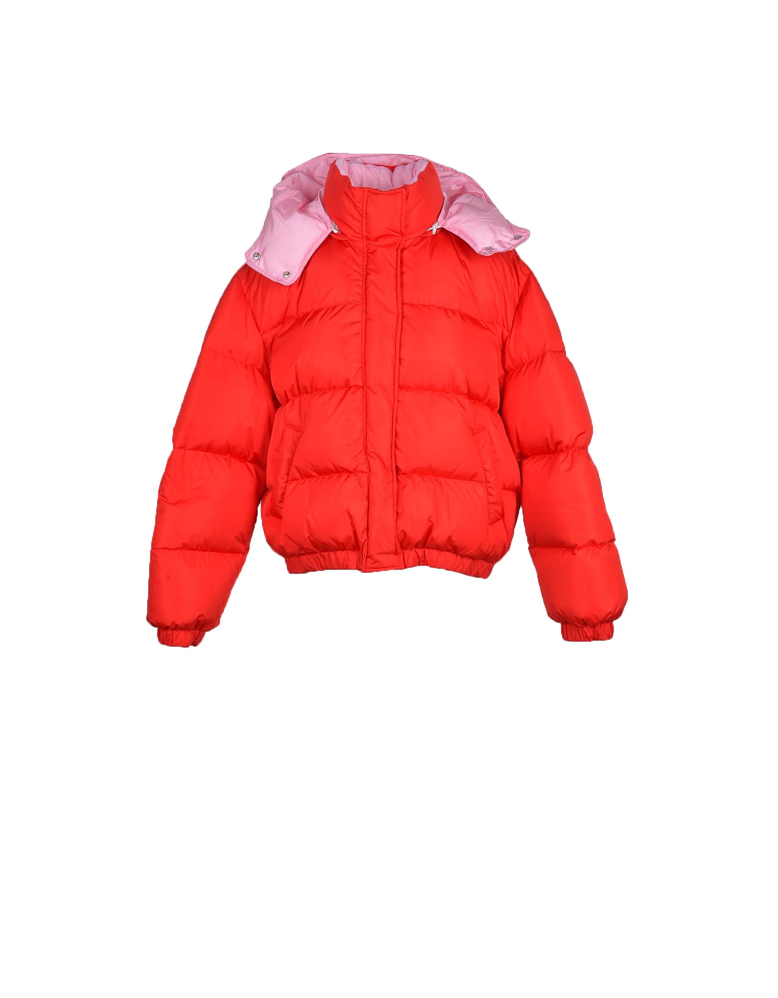 Msgm Womens Red Padded Jacket