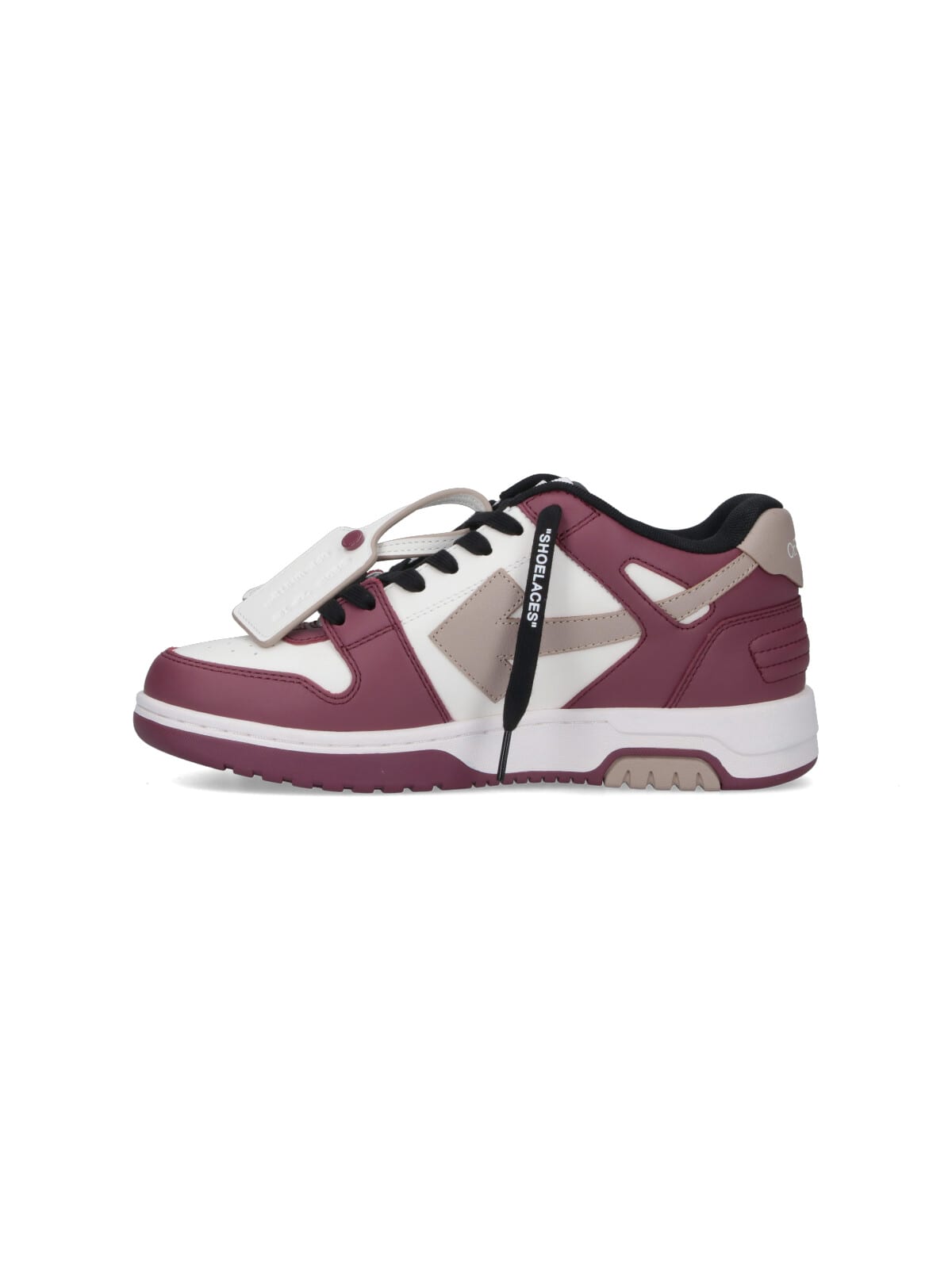 Off-white Out Of Office Tricolor White Burgundy In Multi