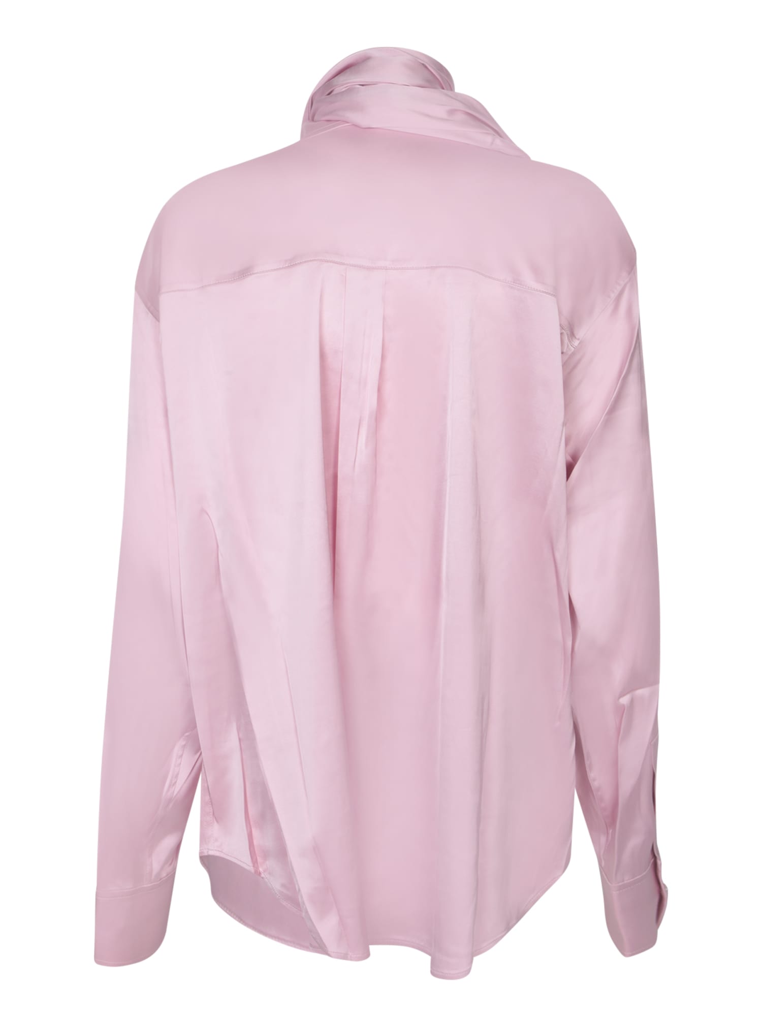 Acne Studios Pink Viscose Blouse In Pink