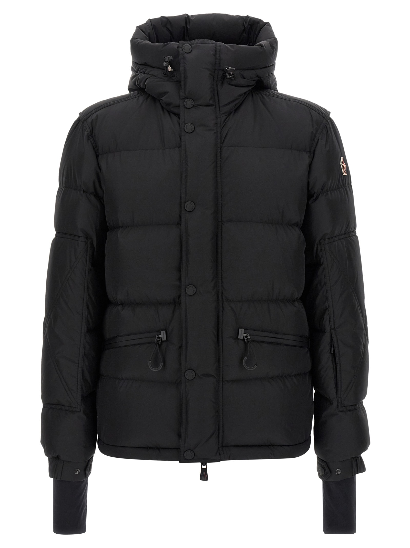 Moncler Grenoble Kasanka Hooded Down Ski Jacket Clothing In Black