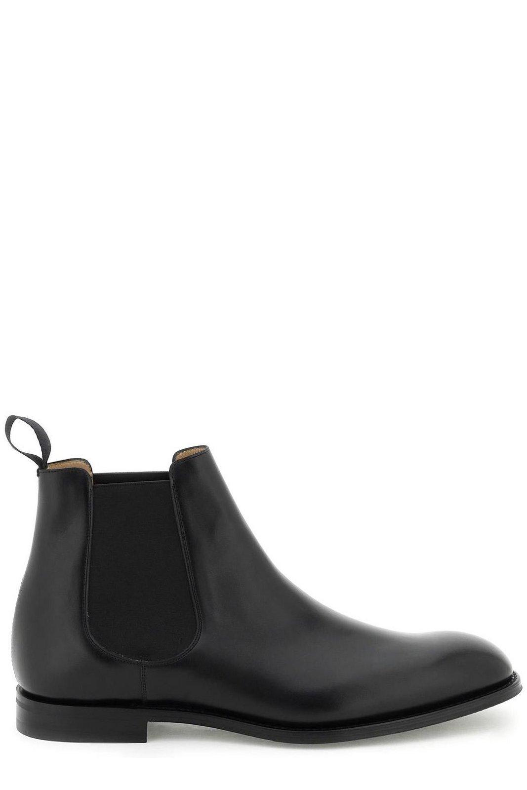 Shop Church's Almond-toe Ankle Chelsea Boots In Black