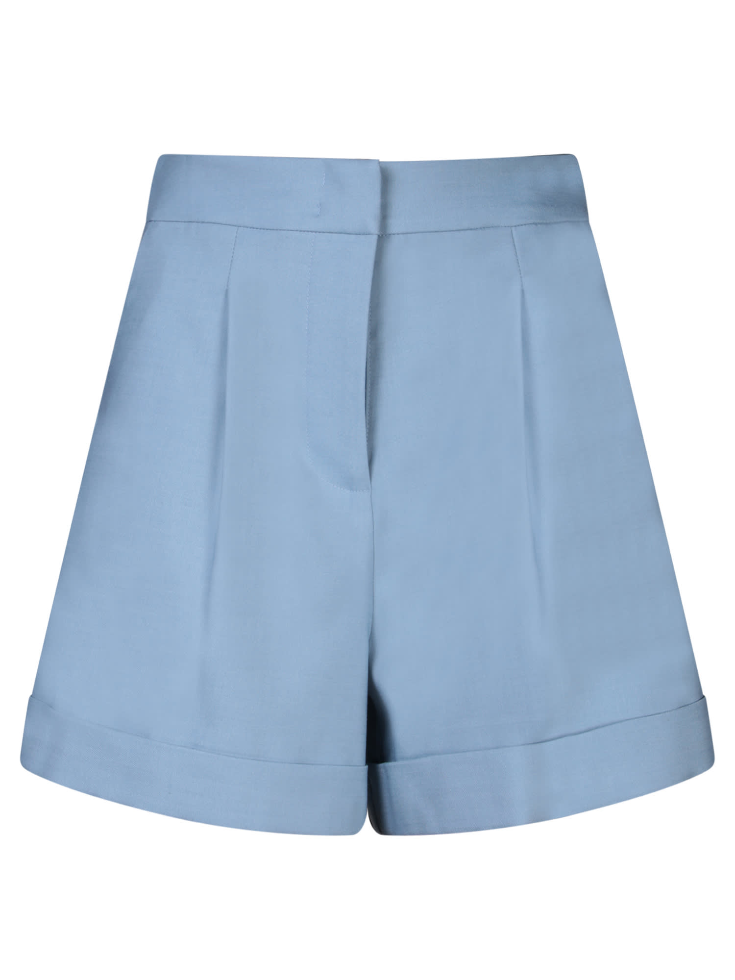 Fabric Shorts In Blue