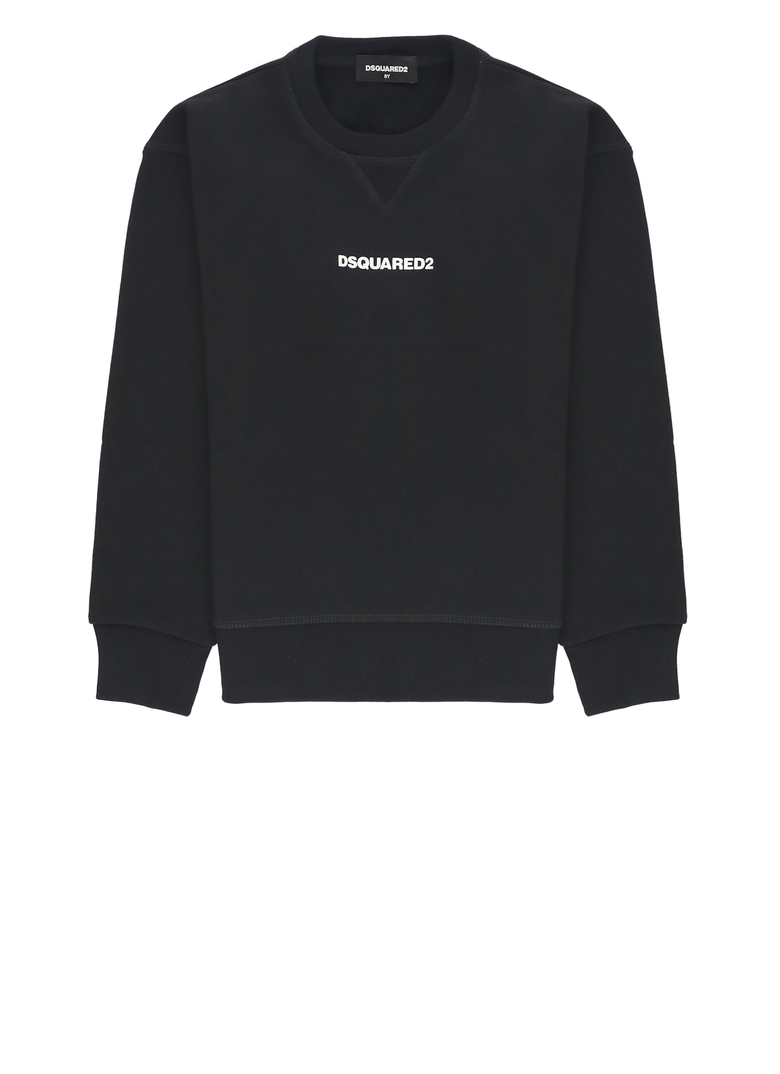 Dsquared2 Round-neck Sweater In Black