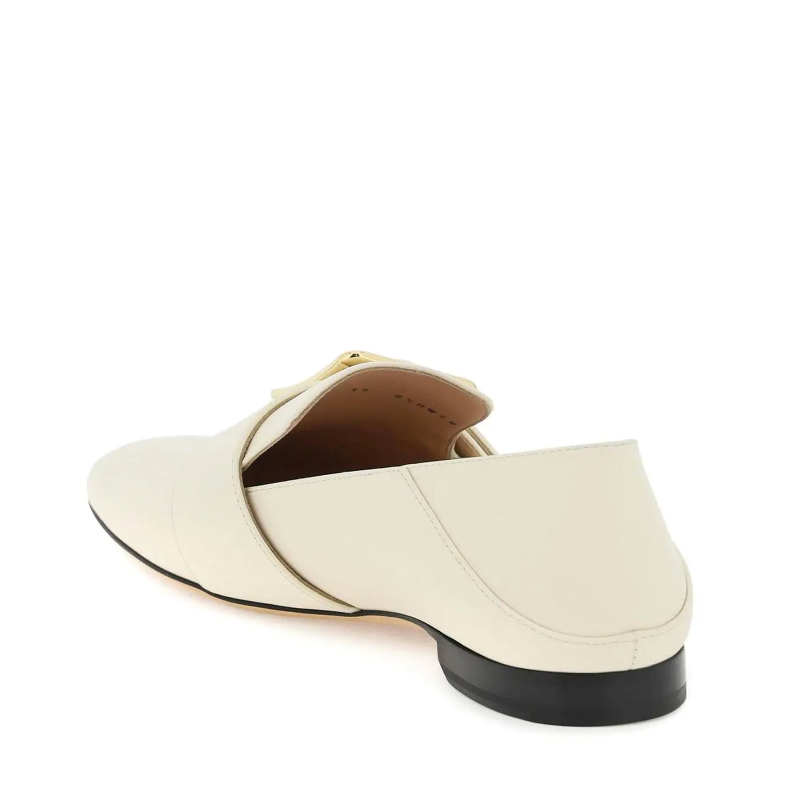 Shop Bally Leather Loafers In White