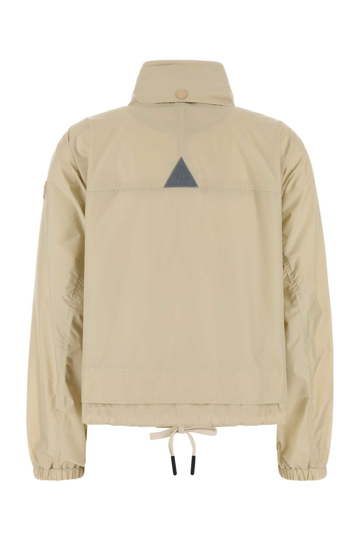 MONCLER SAND NYLON NOR WINDBREAKER 
