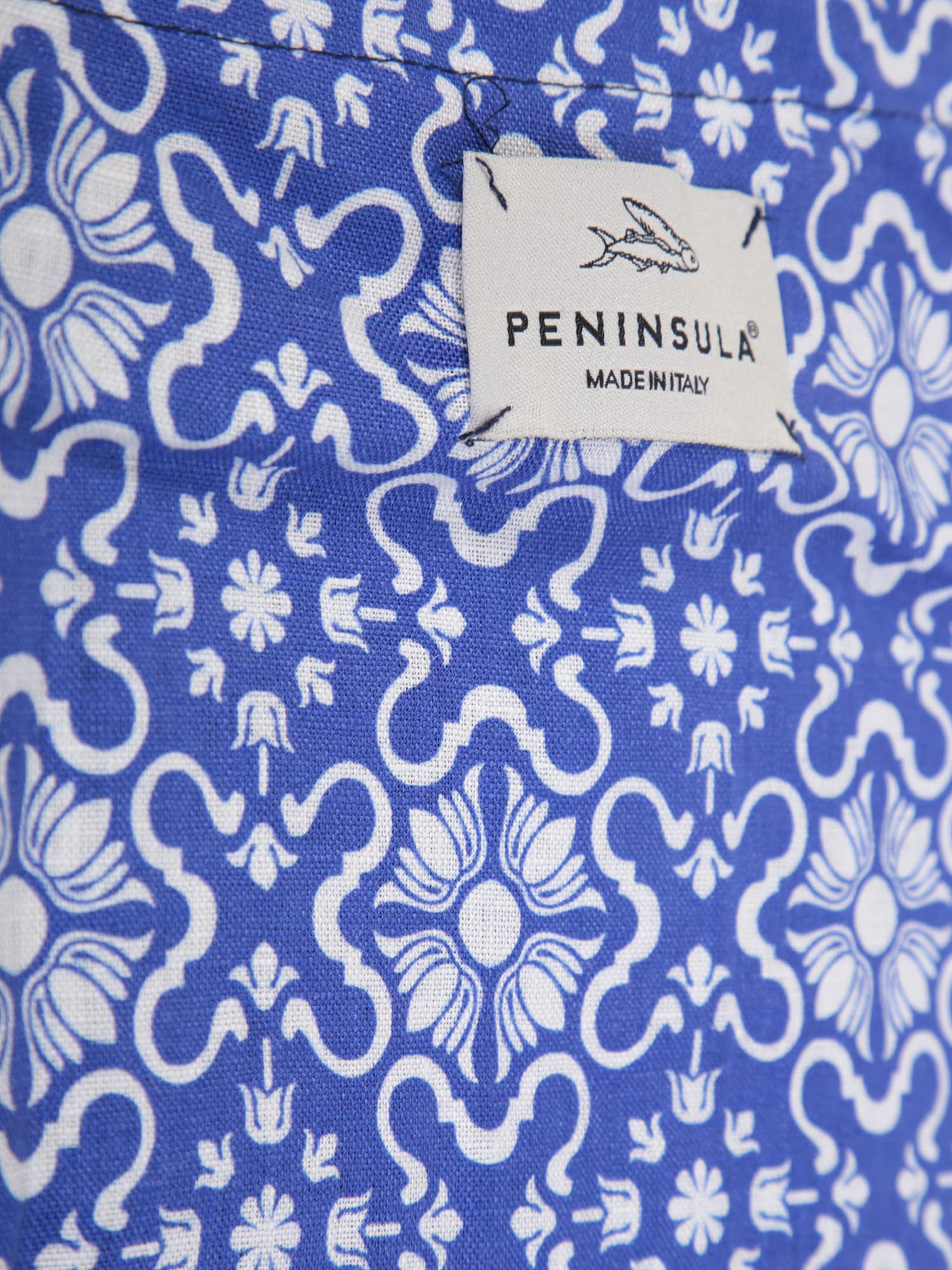 Shop Peninsula Swimwear Santa Margherita Blue Beach Towel