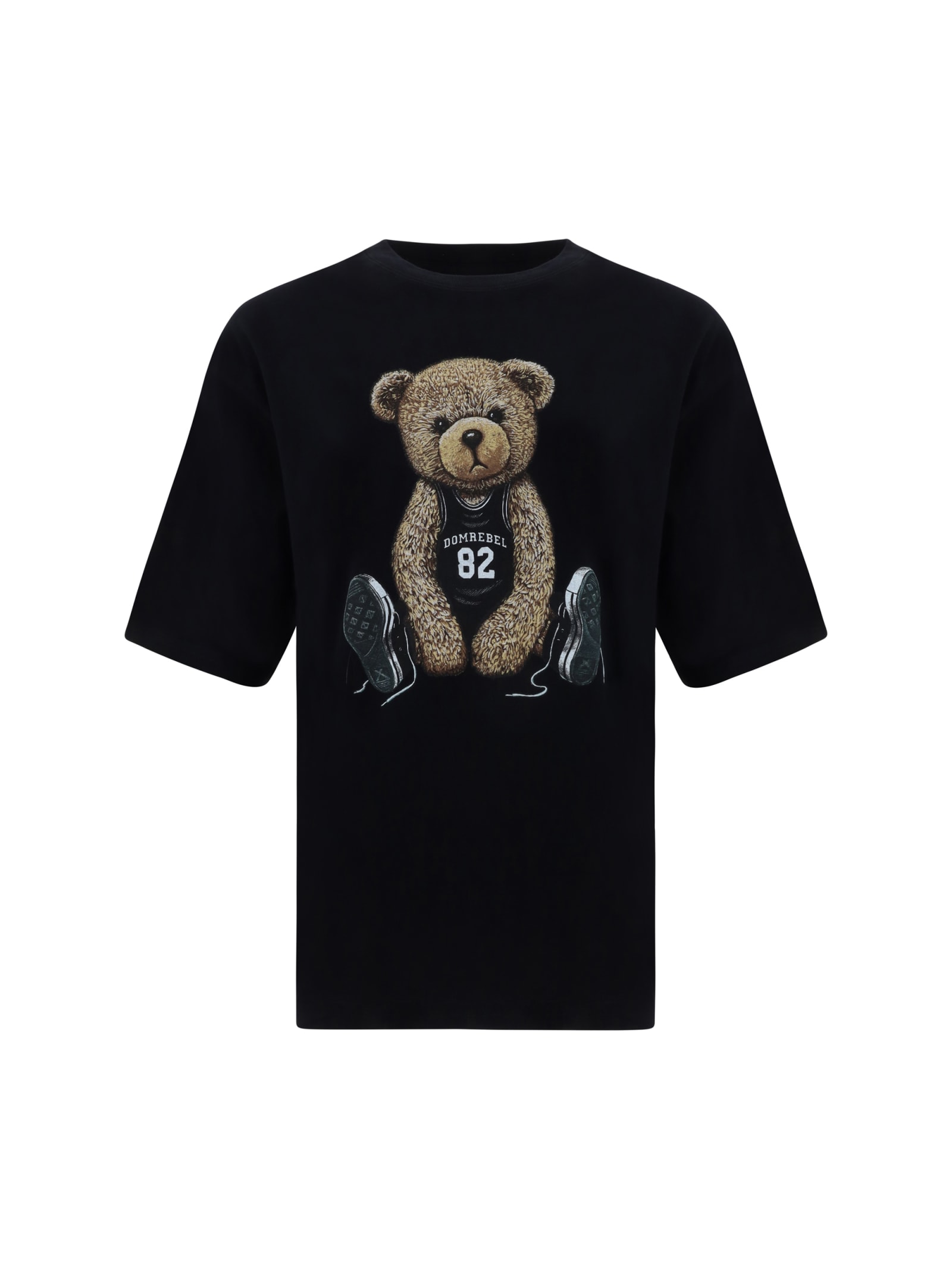 DOM REBEL DOMREBEL Basketball Teddy Bear Sweatshirt - Black for Men