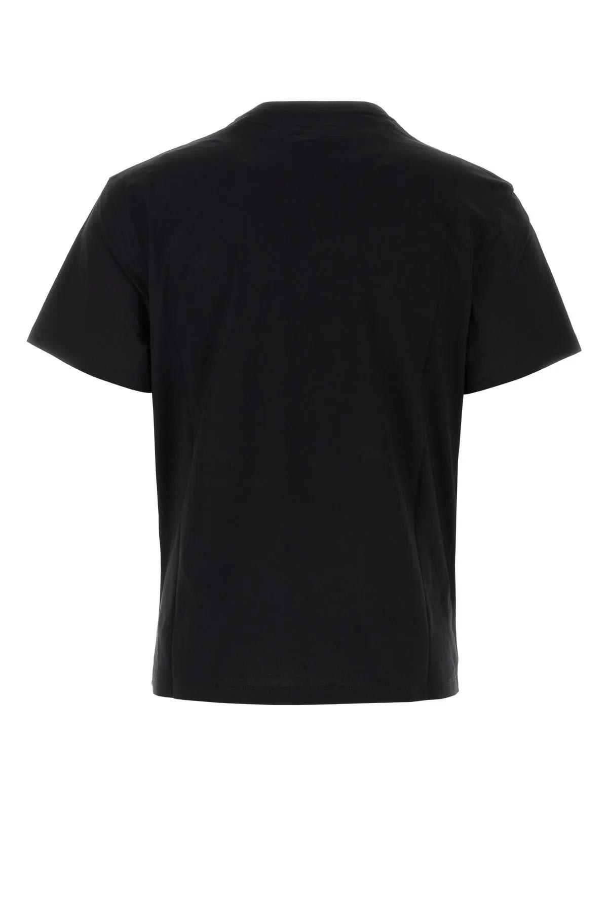 Shop Alexander Mcqueen Black Cotton T-shirt