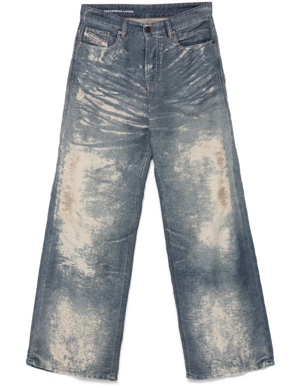 Shop Diesel 1996 D-sire-fsf Trousers In Vintage Denim