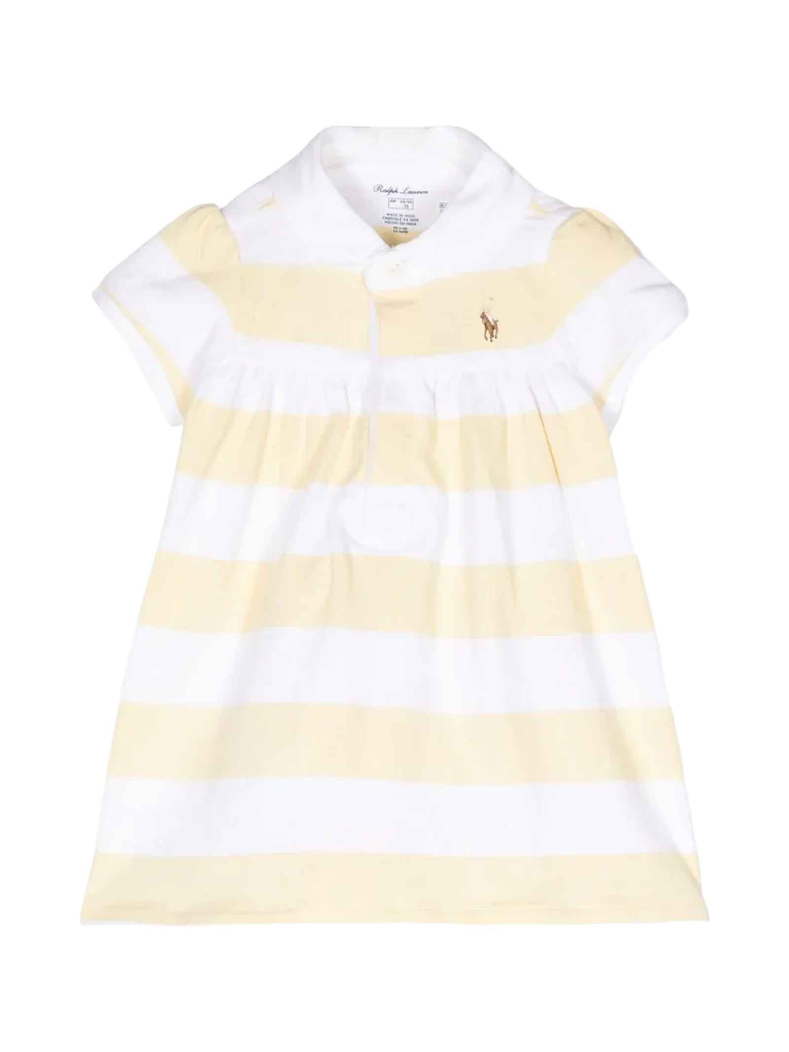 Ralph Lauren White Dress Baby Girl