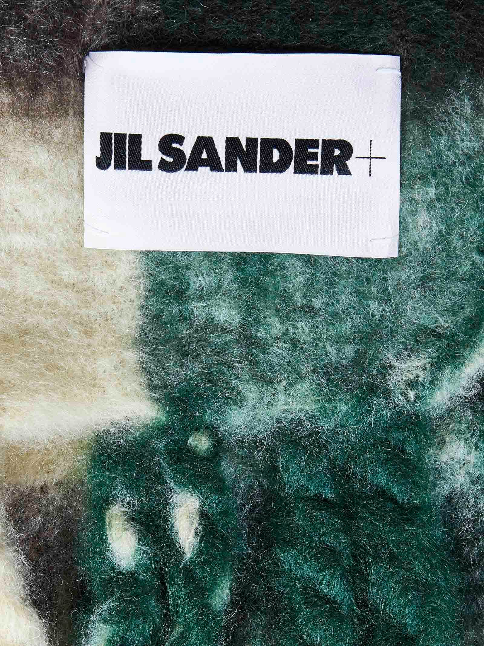 Shop Jil Sander Scarf In Multicolour