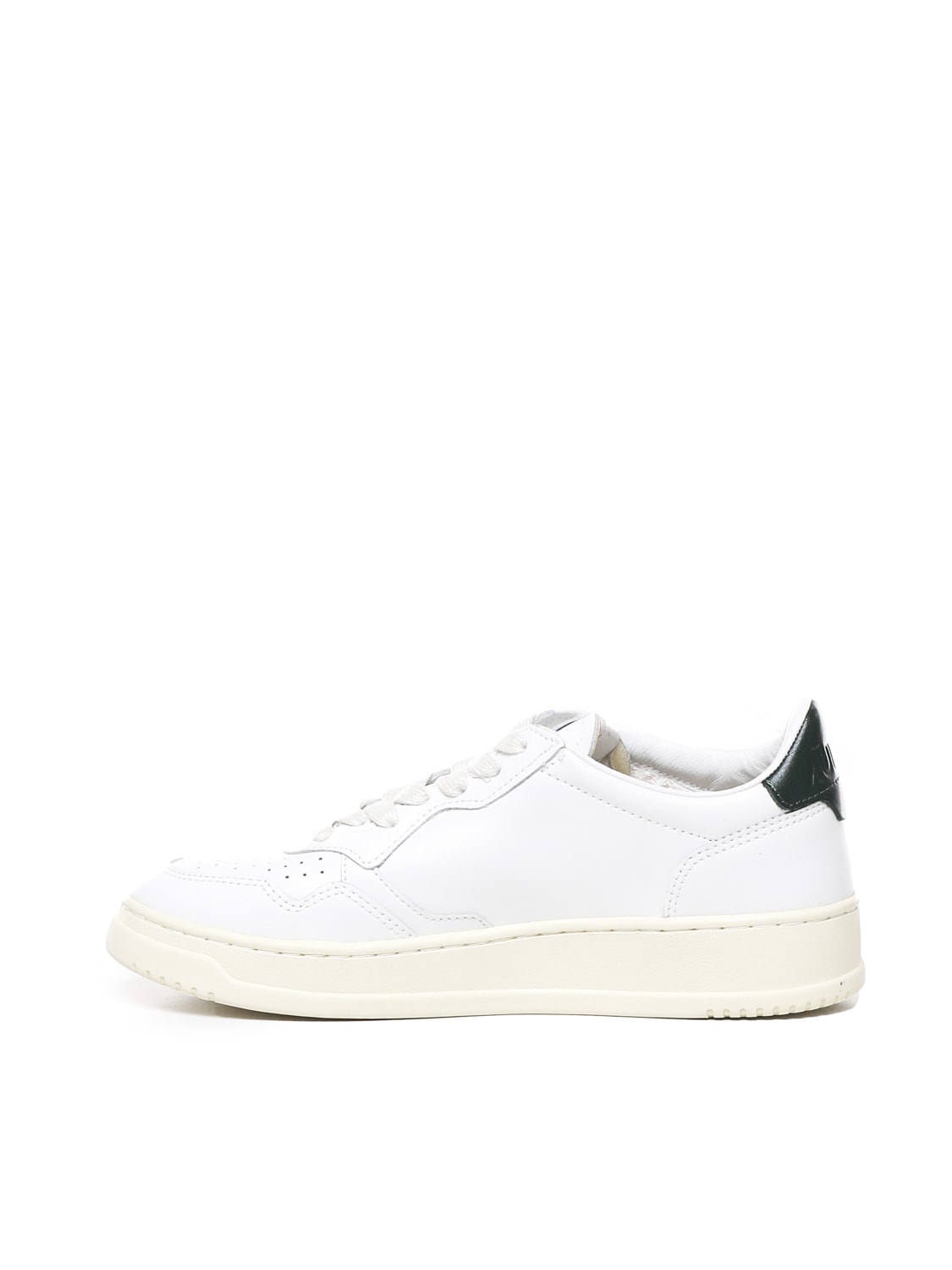 Shop Autry Sneakers Medalist In Cowskin In White, Mountain