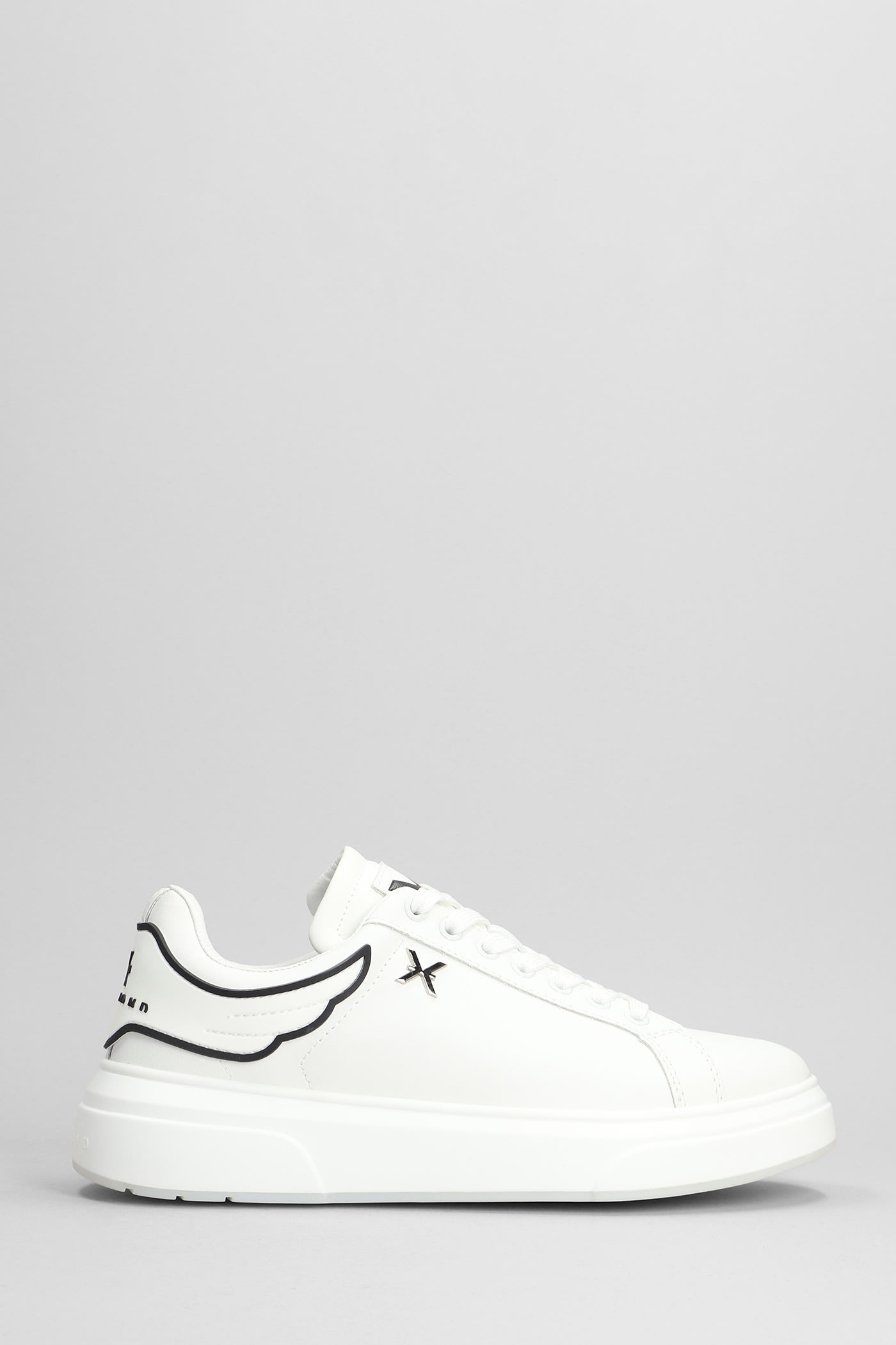 Sneakers In White Leather