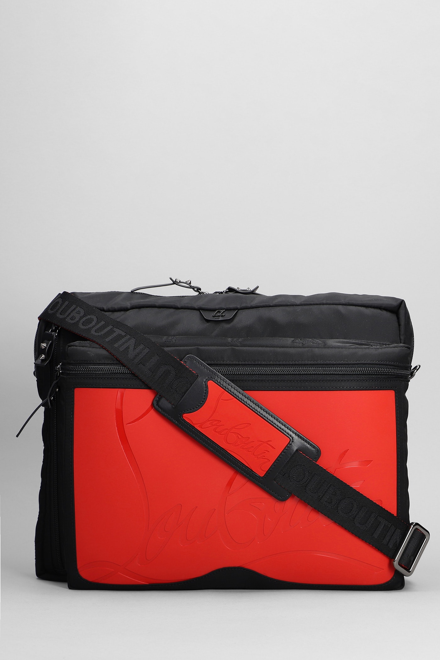 Christian Louboutin Loubideal Shoulder Bag In Black Polyamide