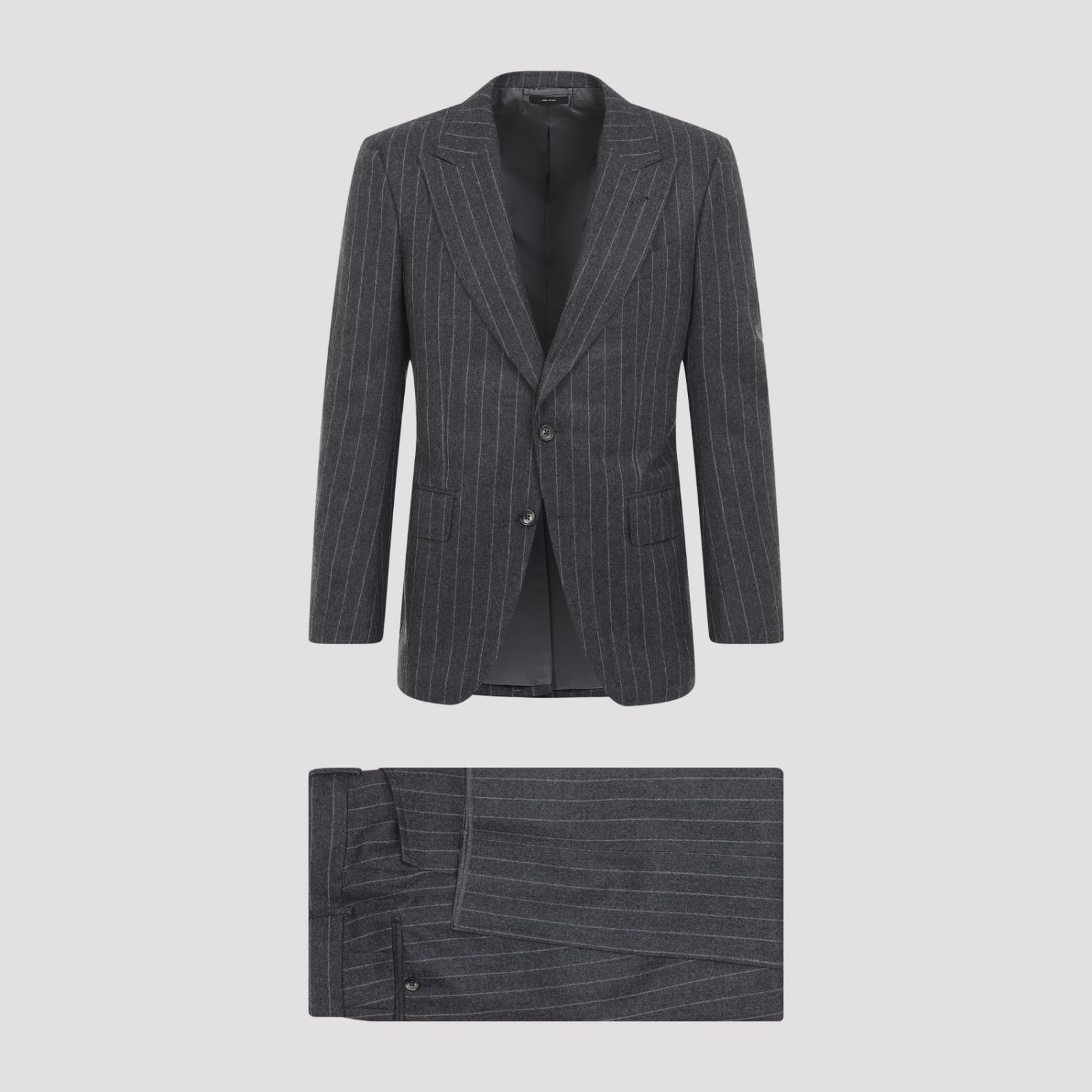 Shop Tom Ford Wool Suit In Grey