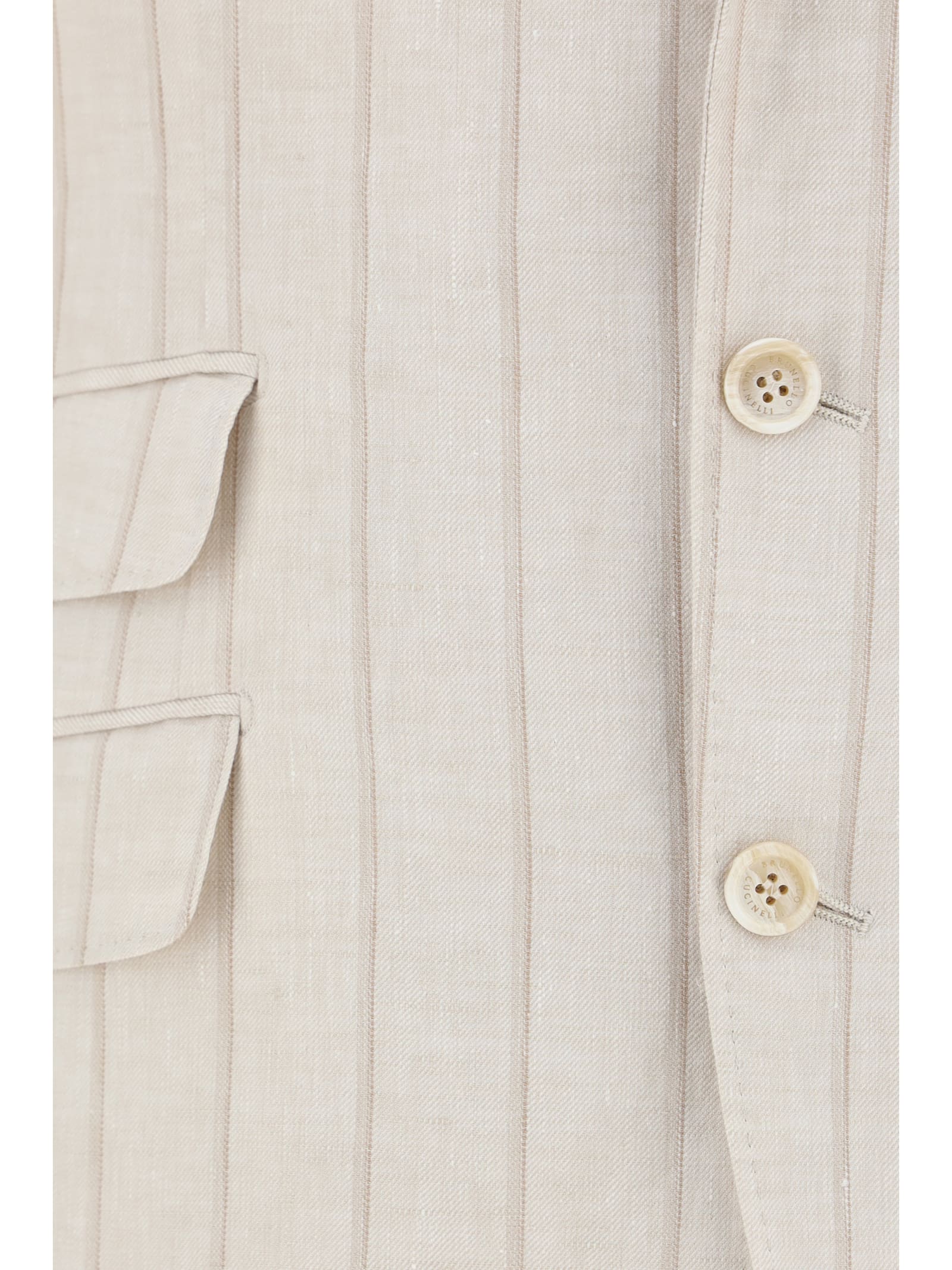 Brunello Cucinelli Blazer Men Color Cream In C337