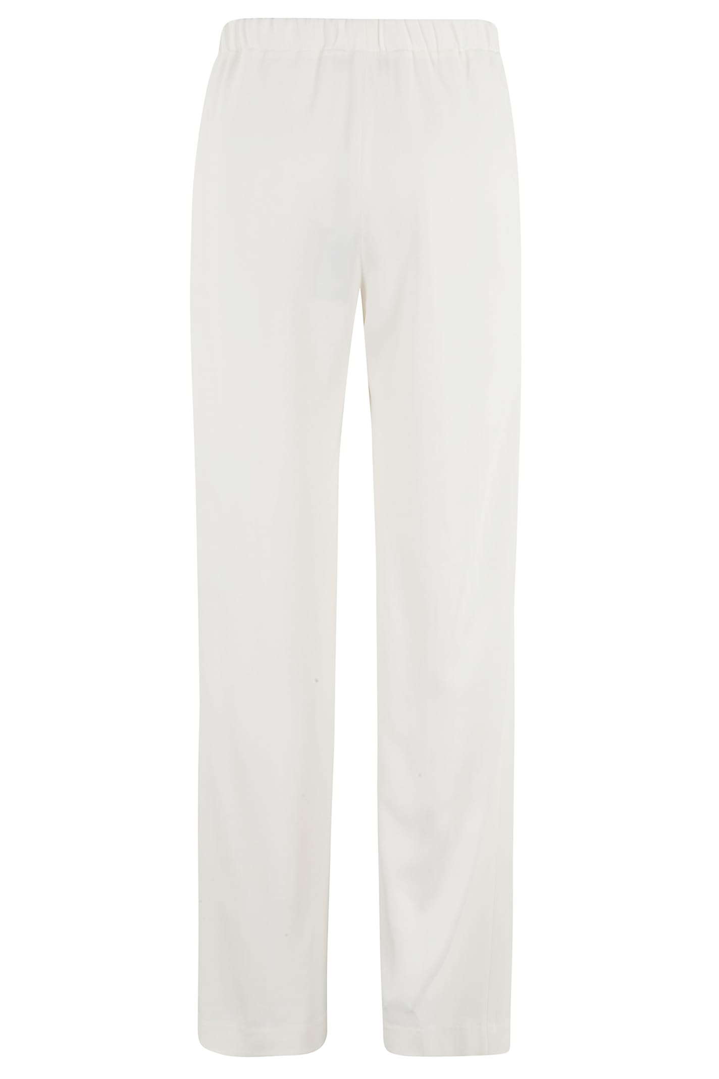Seventy Comfortable Stretch Cotton Trousers In Panna