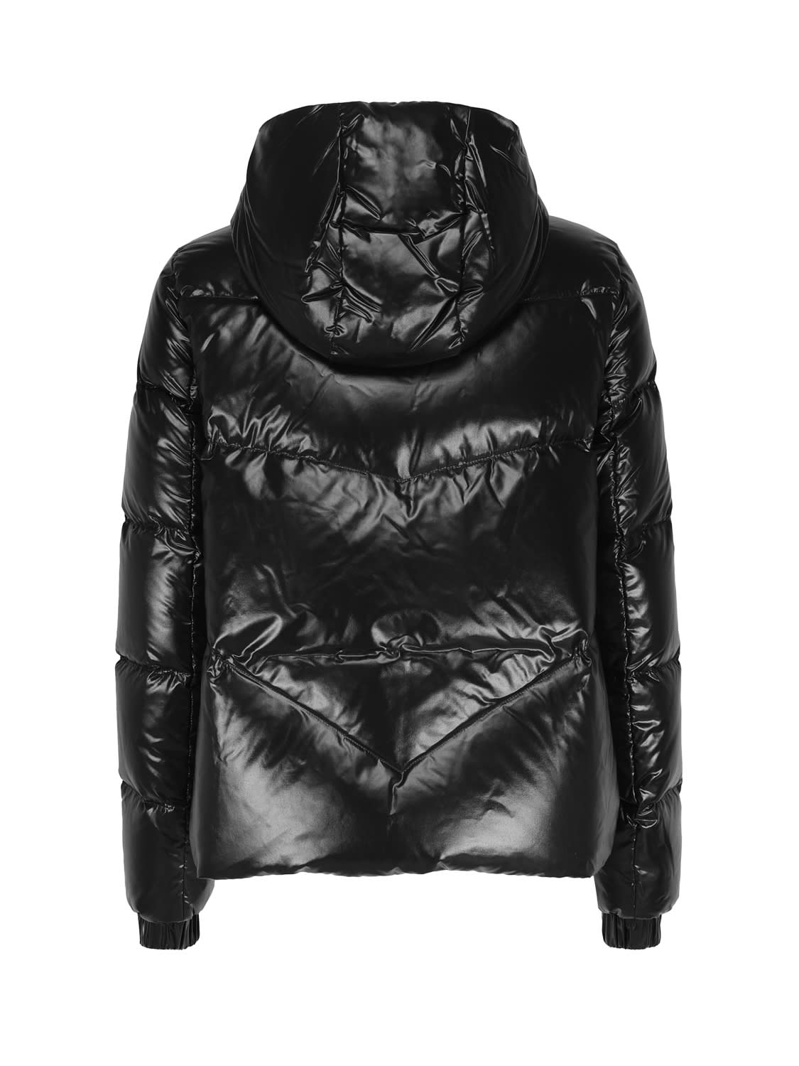 Shop Fay Down Jacket With Hood In Black
