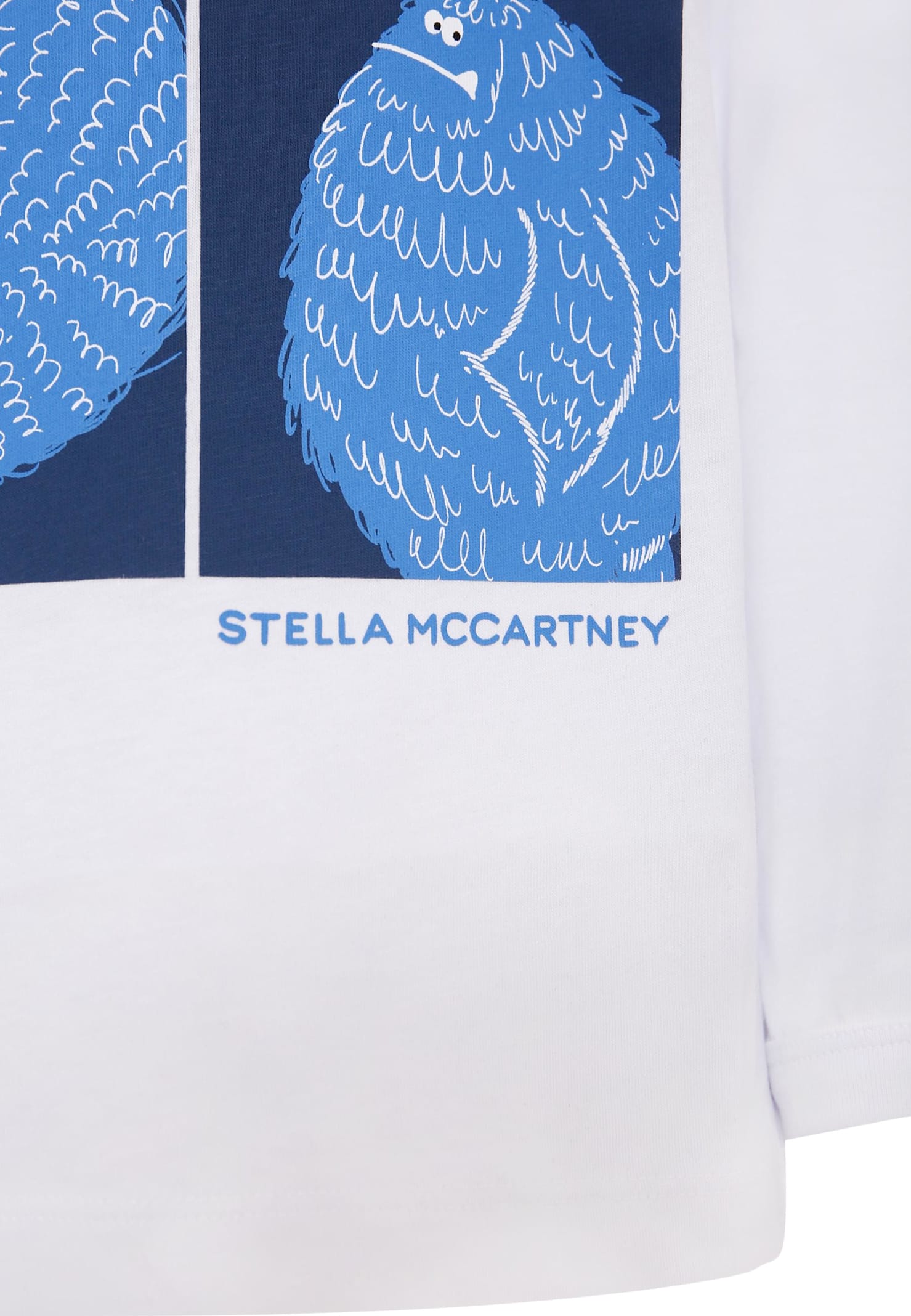 Stella Mccartney White T-shirt For Boy With Monster And Logo In White