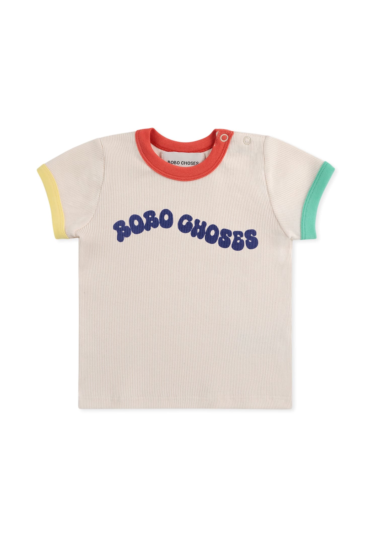 Bobo Choses T-shirt Wavy In Ivory