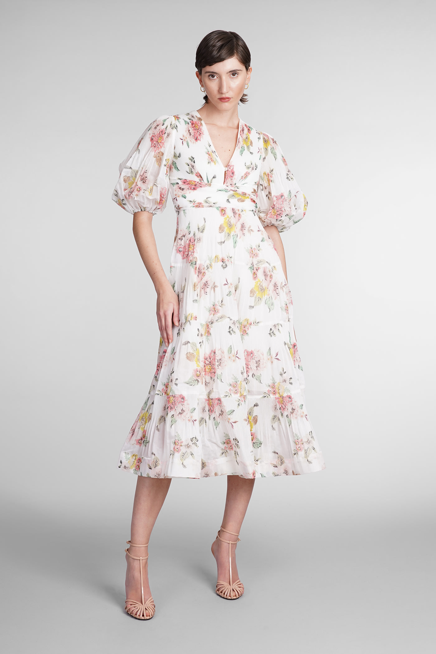 Zimmermann Dress In White Cotton – Women – CELA VOGUE