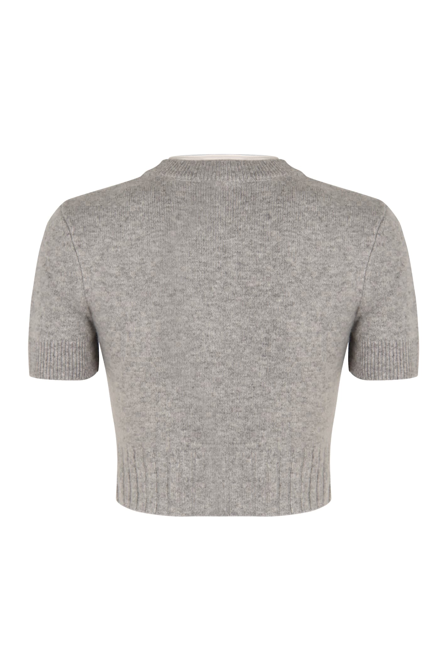 Self-portrait Sweater In Wool Blend In Gray