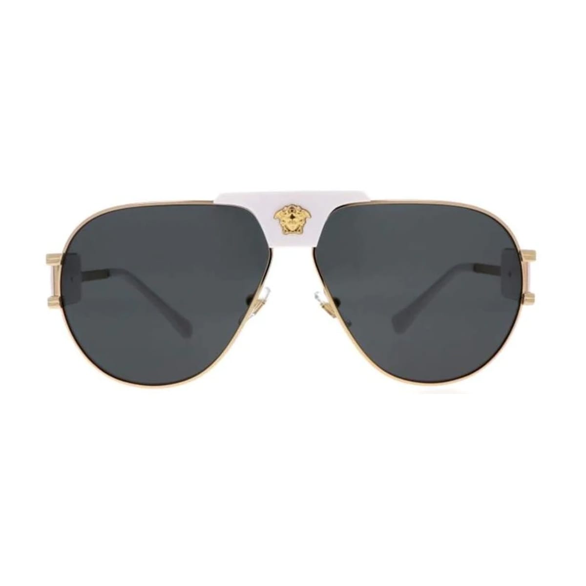 Shop Versace Ve2252 147187 Sunglasses In Oro